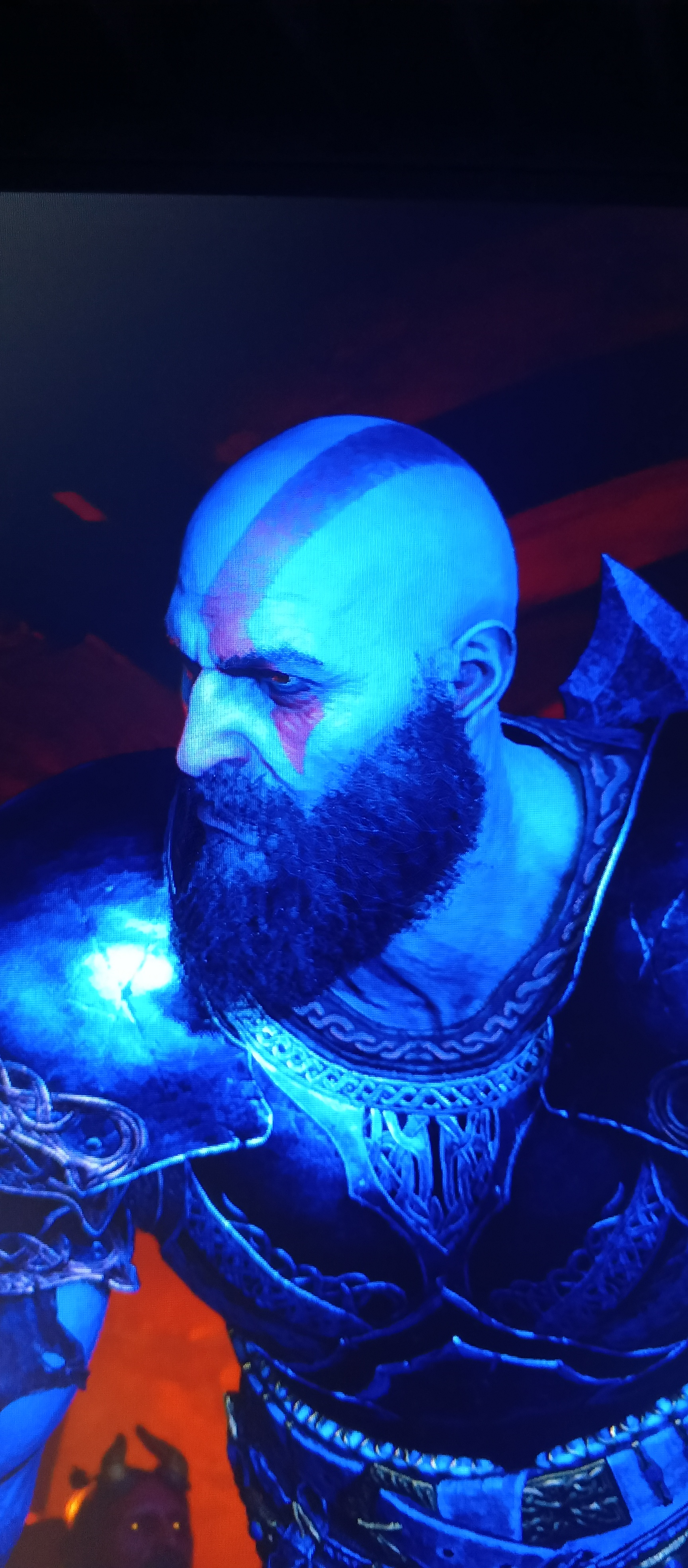 Hair graphics problem in God of war Ragnarok - My, God of War 2: Ragnarok, Help, Computer games, Question, Ask Peekaboo, Longpost