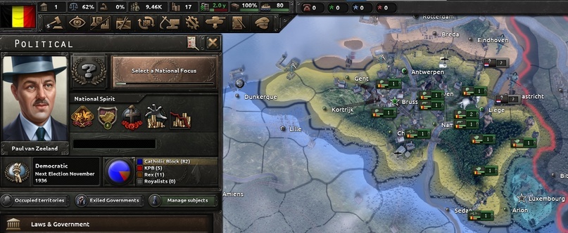 Hearts of Iron IV Dev Diary - Belgium - Hearts of Iron IV, Translation, Стратегия, Longpost, Computer games, Real-Time, Paradox Interactive