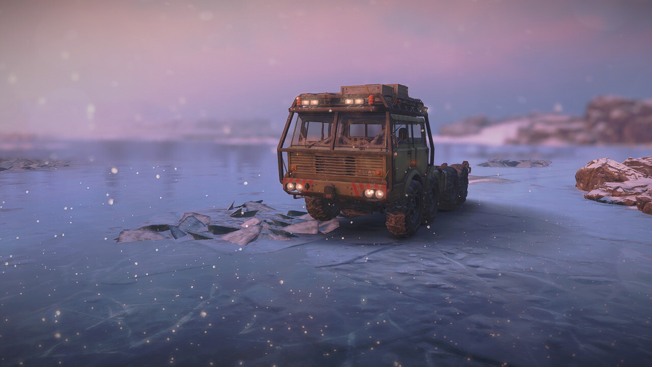 Snowrunner - Kola Peninsula - My, Computer games, Snowrunner, Truck, Longpost