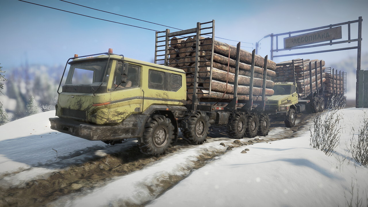 Snowrunner - Kola Peninsula - My, Computer games, Snowrunner, Truck, Longpost