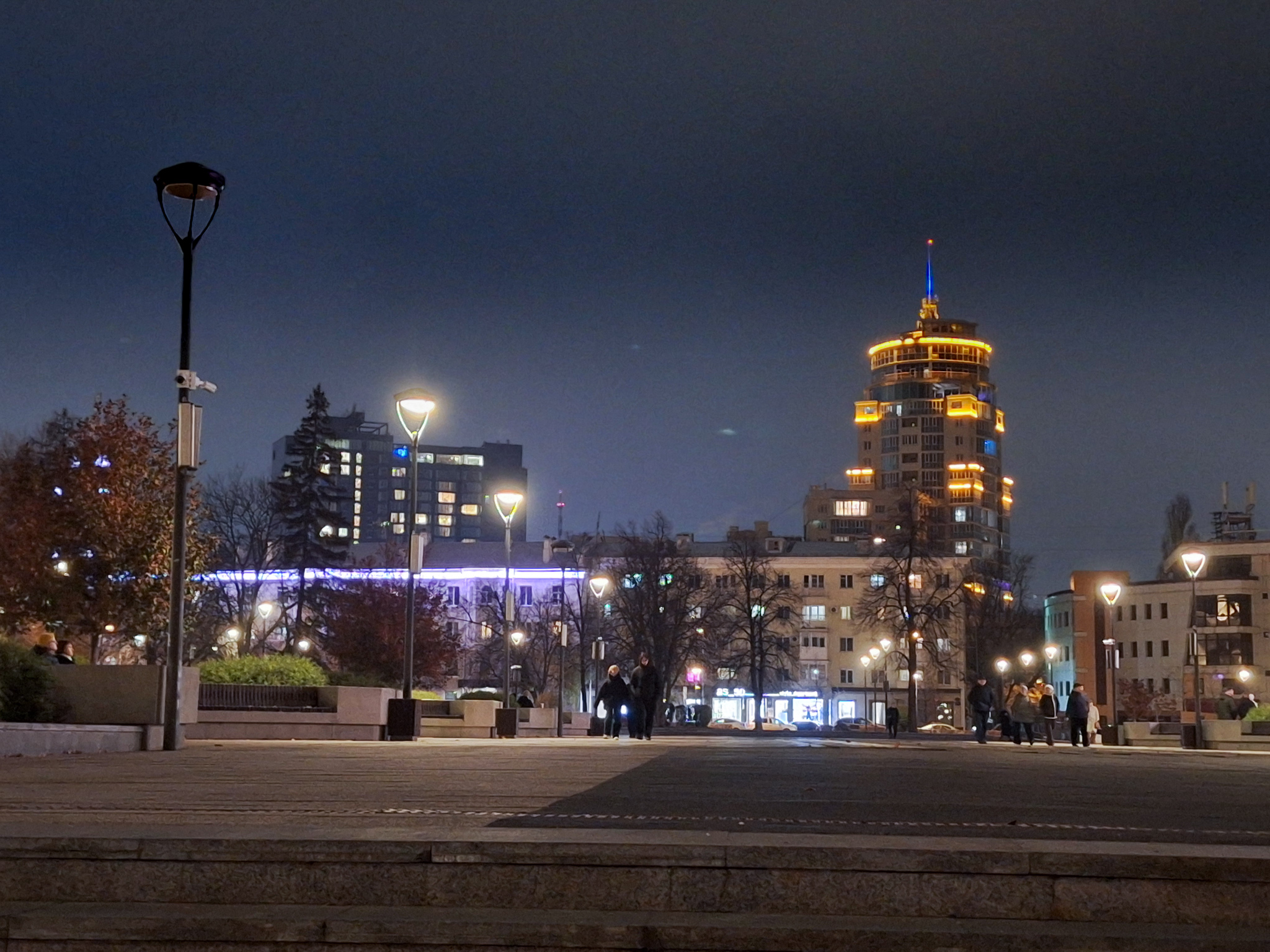 Evening walk in the center of Voronezh - My, Voronezh, Centre, Mobile photography, Photo processing, Beginning photographer, Autumn, Longpost