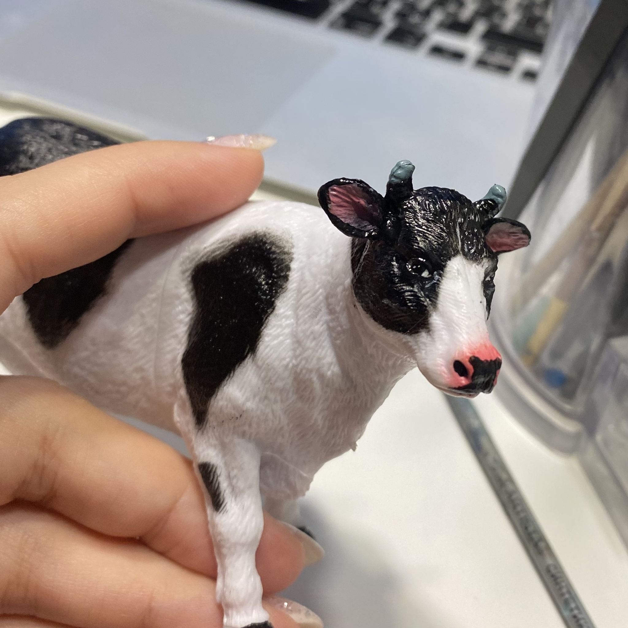 The transformation of a cow - Toys, Restoration, Reincarnation, Customization, Painting, Handmade, Longpost