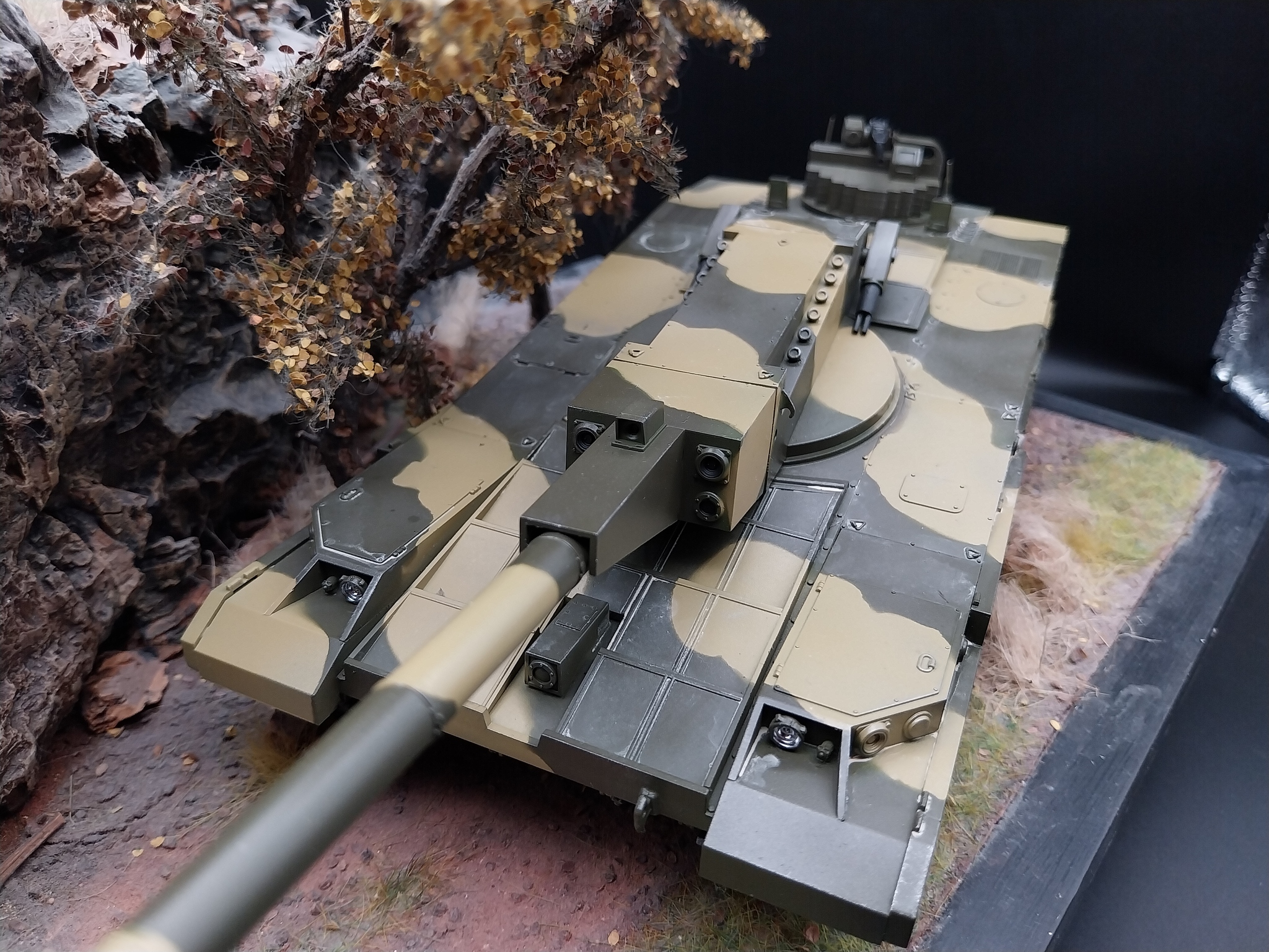 Trumpeter 09598 Object 490B - My, Stand modeling, An object, Tanks, Longpost