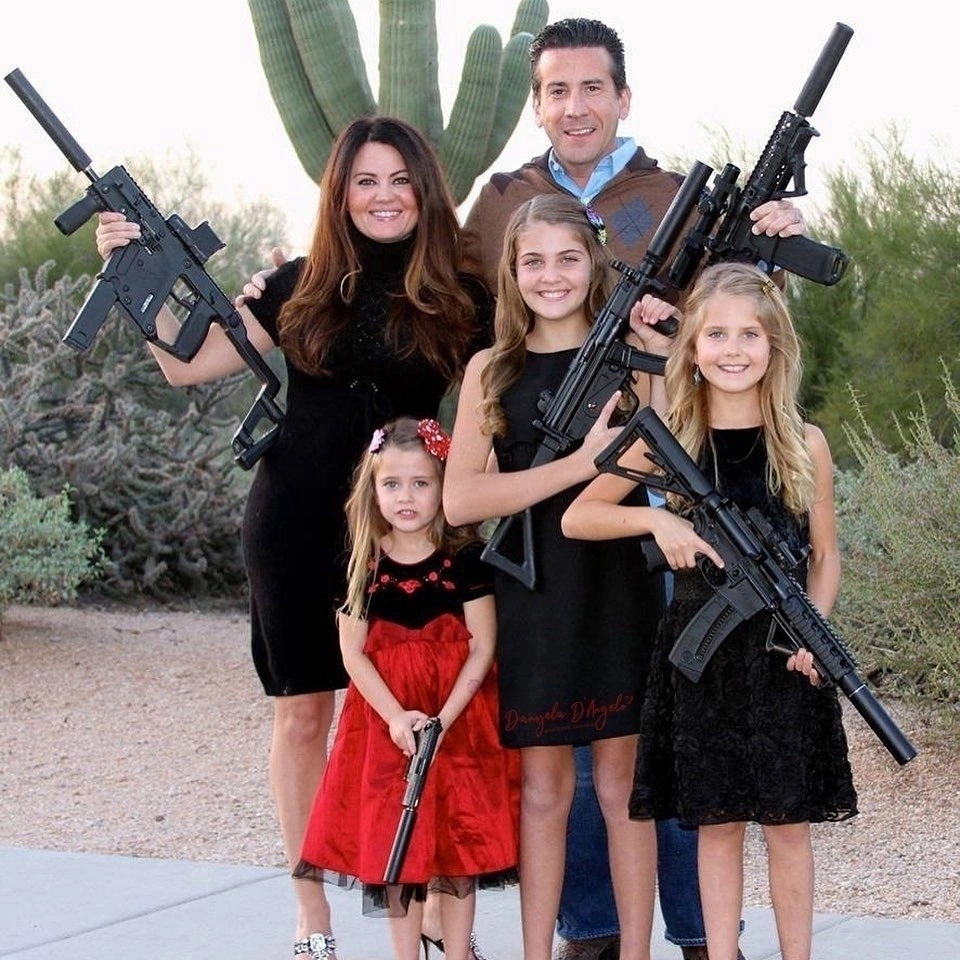 Ordinary family photos from Texas - Family, The photo, Texas, Weapon, USA, Longpost, Family photo