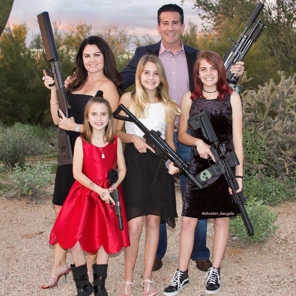 Ordinary family photos from Texas - Family, The photo, Texas, Weapon, USA, Longpost, Family photo