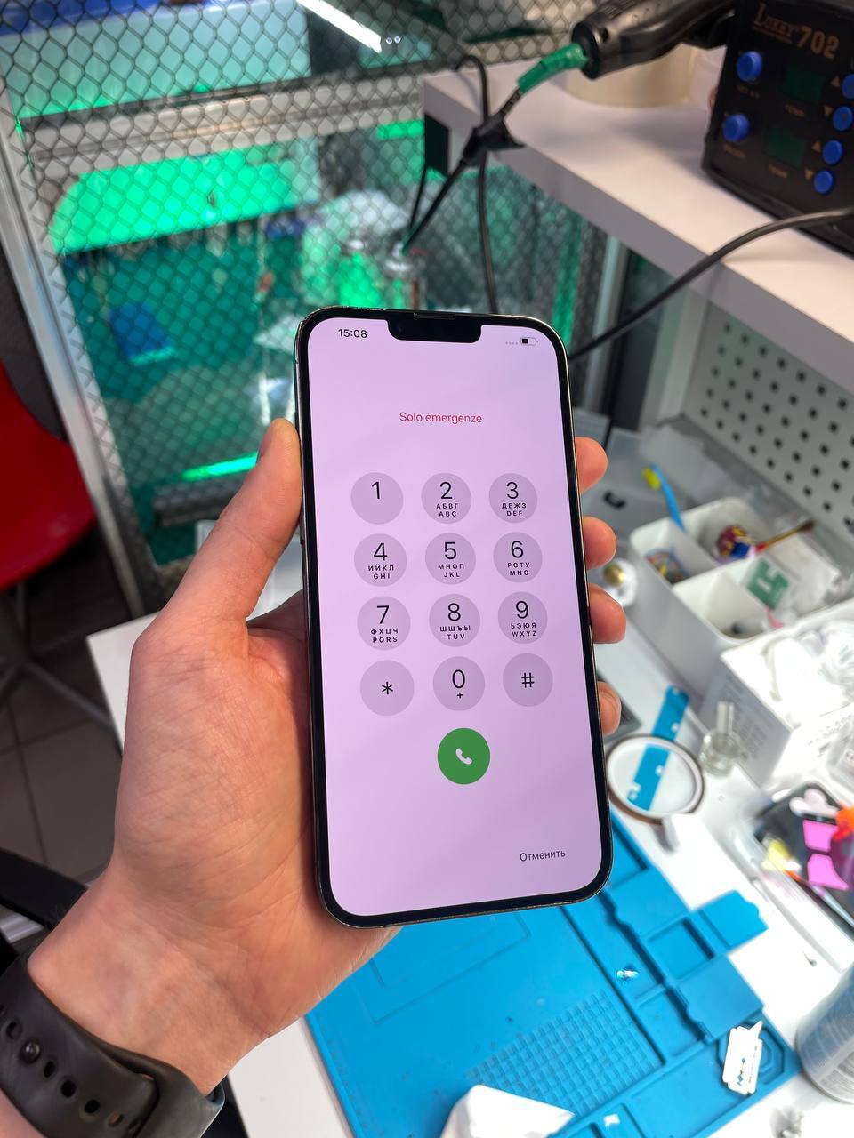 IPhone 13 Pro Max - разбили дисплей в первый же день покупки - Моё, Ремонт телефона, Ремонт техники, Поломка, Сервис, Сервисный центр, Санкт-Петербург, Iphone 13, Длиннопост