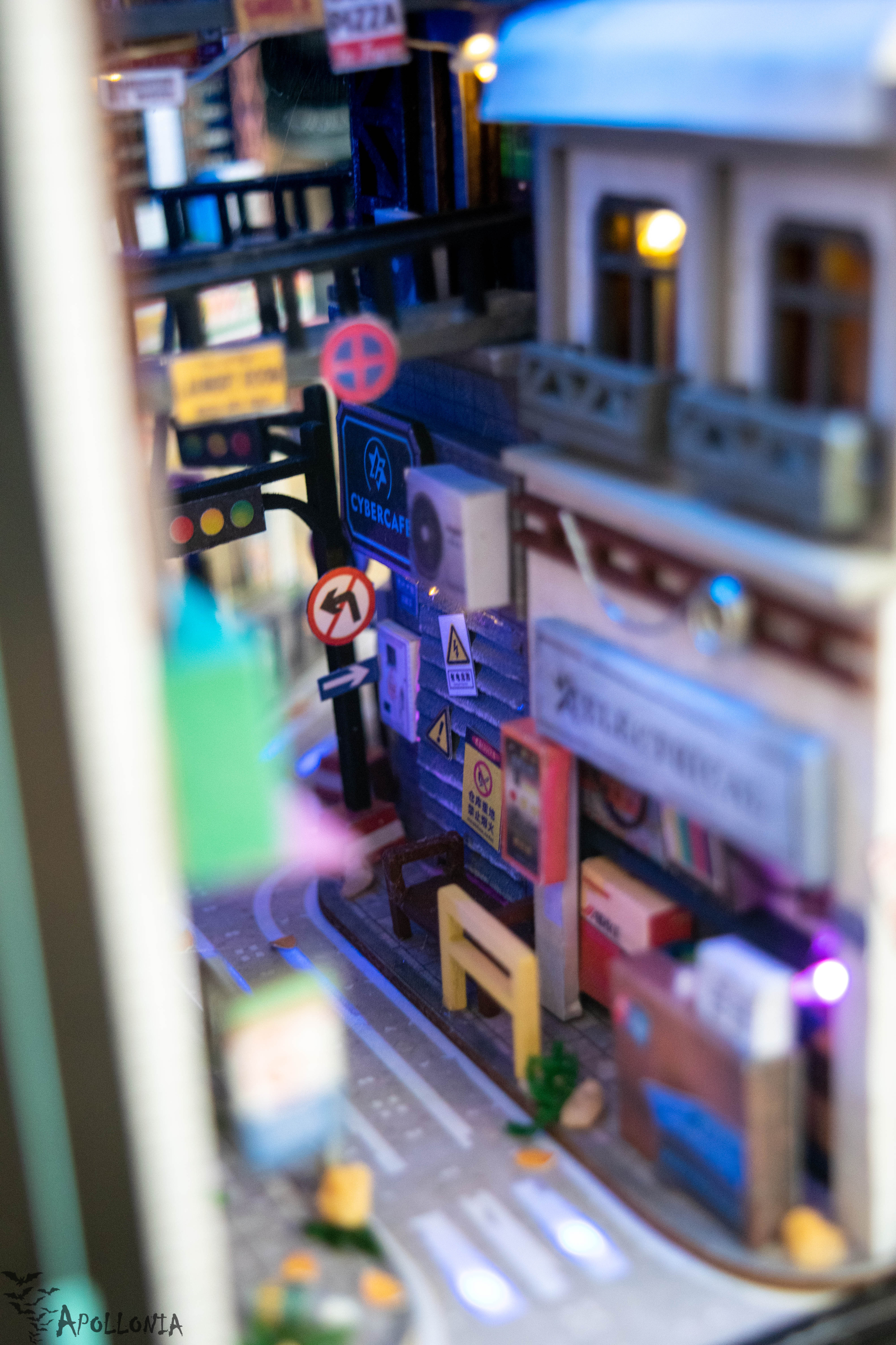 Cyberpunk in miniature - My, Creation, With your own hands, Needlework, Needlework without process, Handmade, Souvenirs, Presents, Decor, Miniature, Longpost