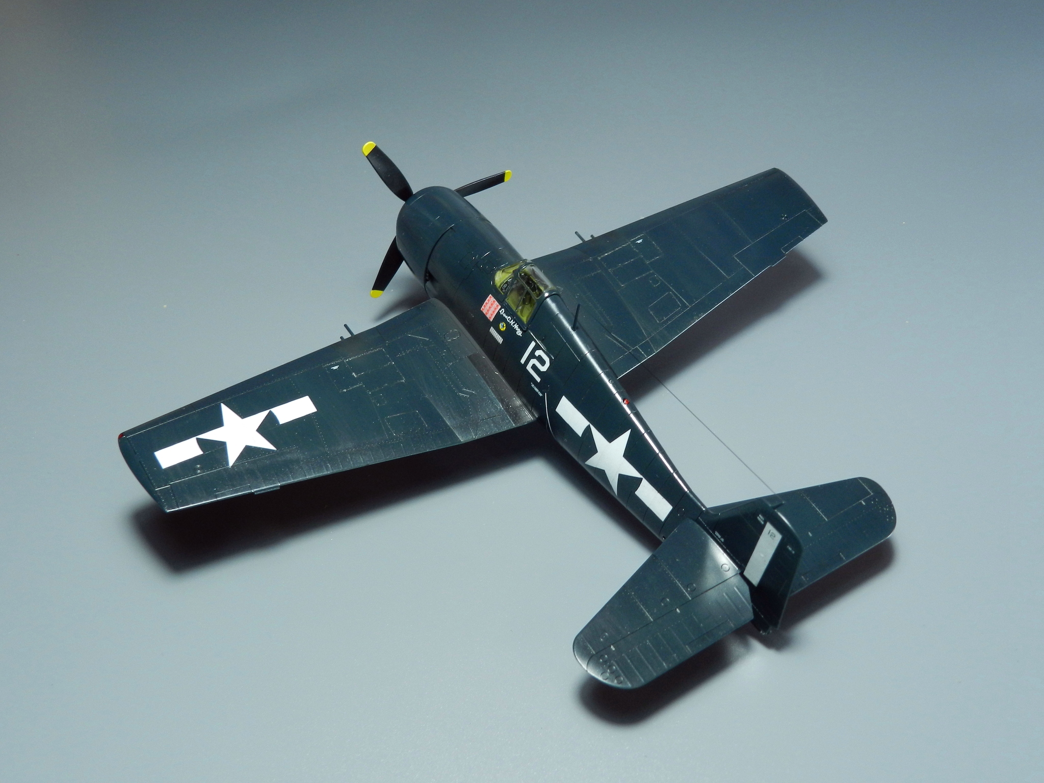 F6F-5 Hellcat. Eduard, 1/72 - My, Prefabricated model, Modeling, Military aviation, Hellcat, F6f Hellcat, The photo, Longpost