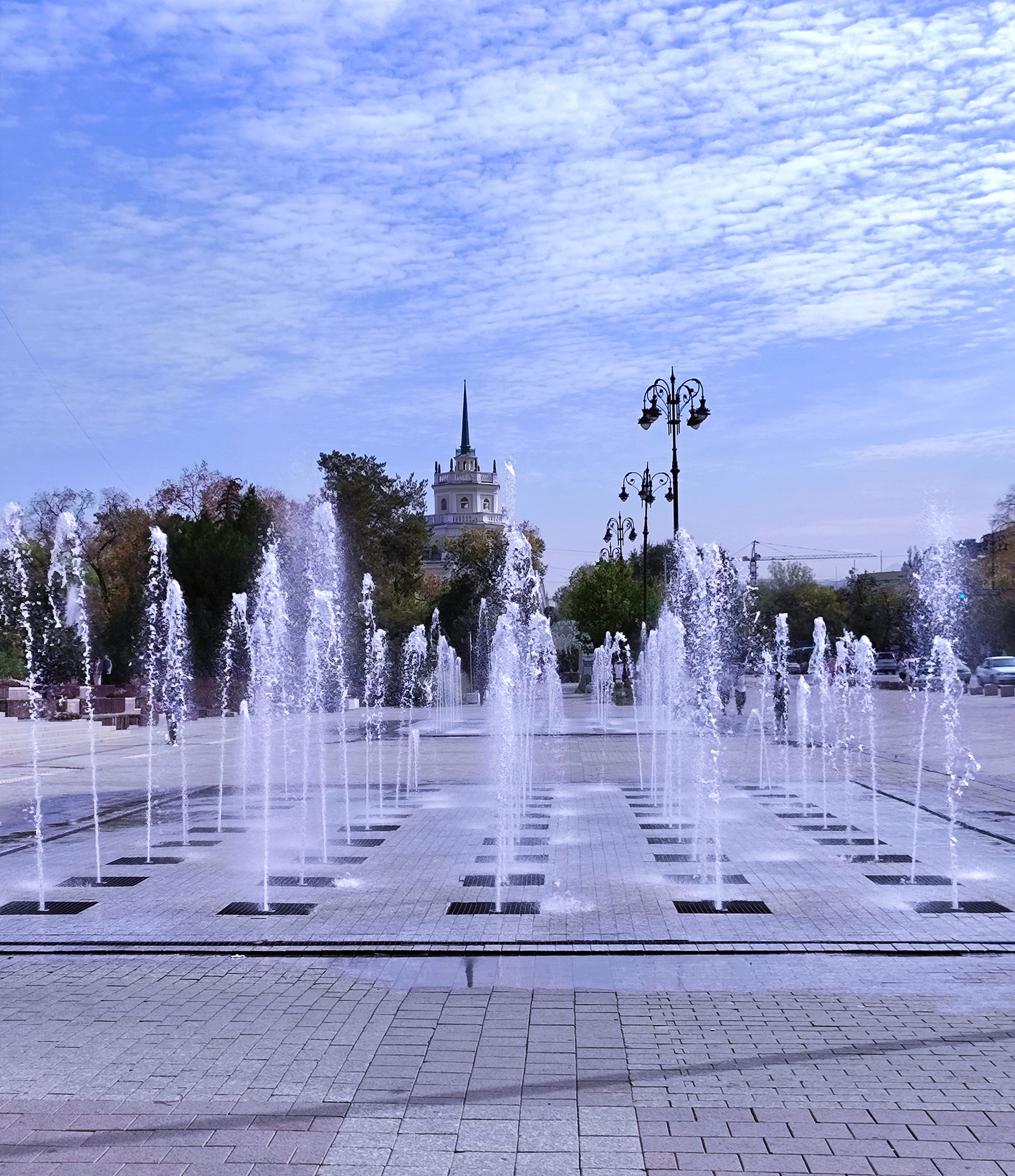 Almaty fountains - My, Kazakhstan, Almaty, Fountain, beauty, Longpost, City walk, The photo