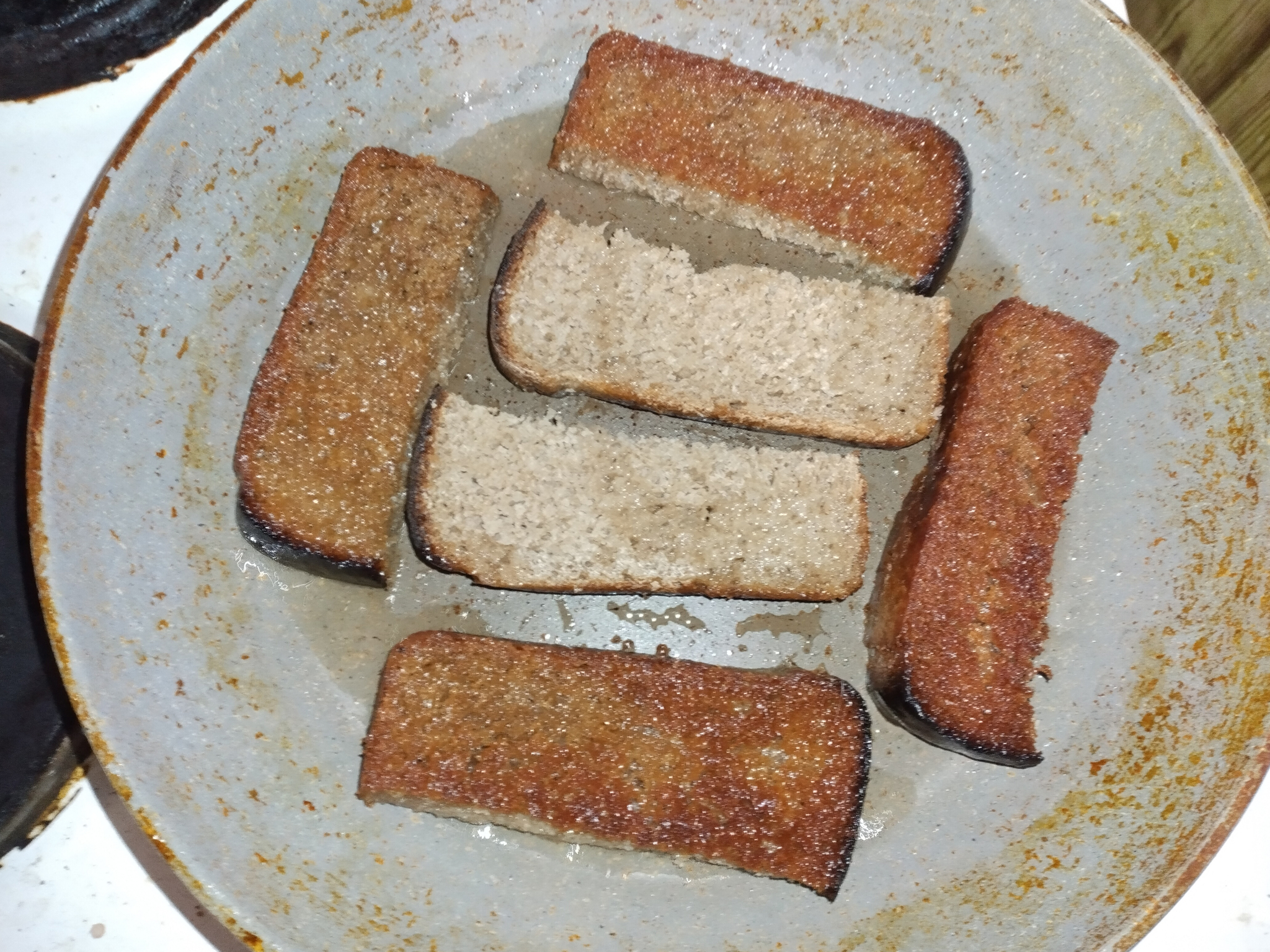 Garlic croutons from Darnitsky bread - Toast, Garlic, Longpost