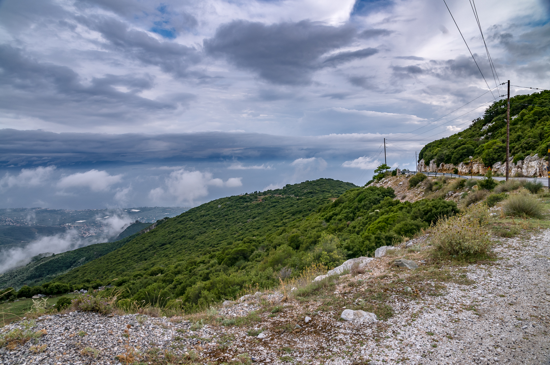 Where the clouds are born... Pelion. Greece - My, Greece, Height, Clouds, Forest, Longpost