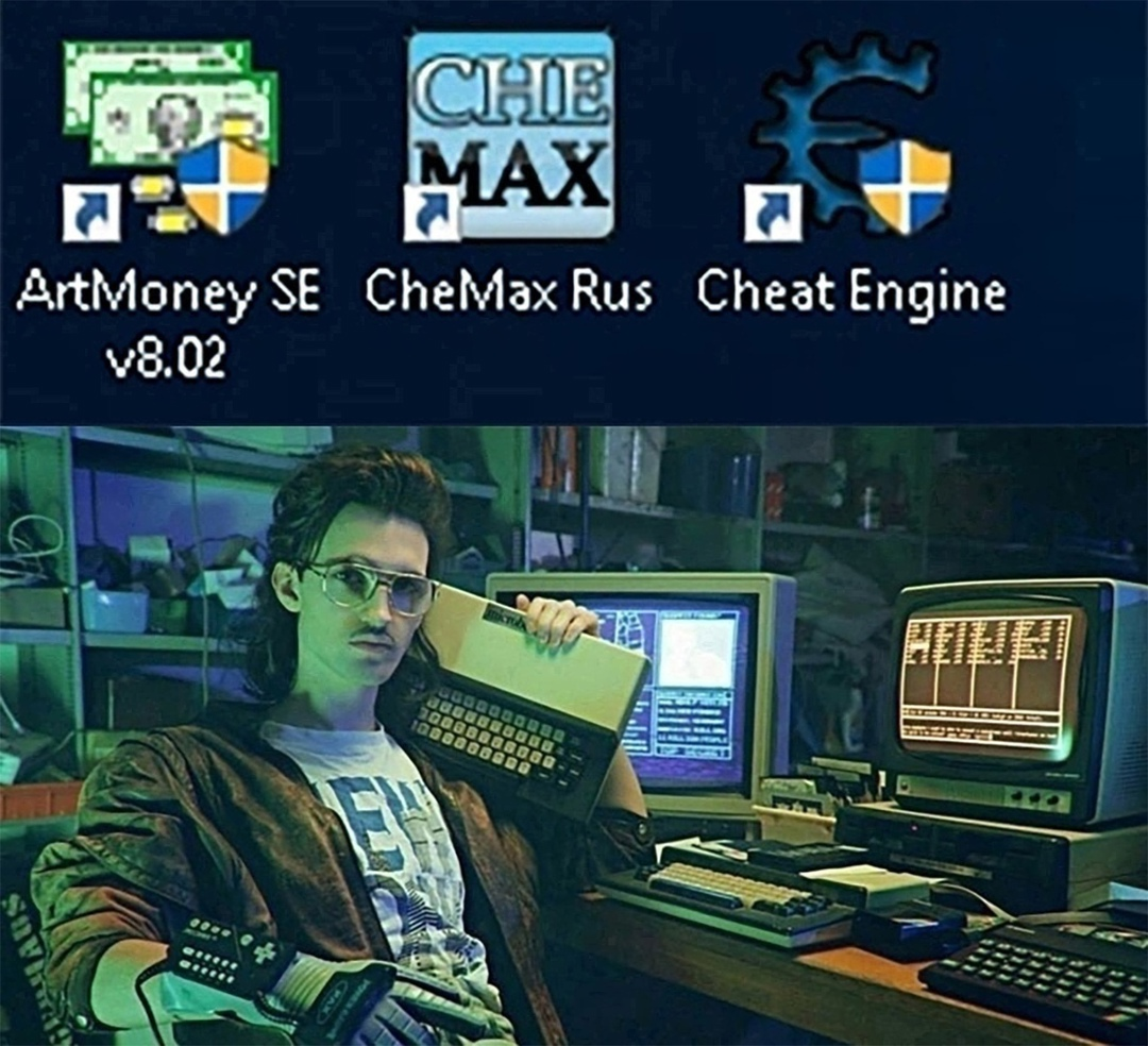 I'm something of a hacker myself. - Picture with text, Humor, Hackers, Artmoney, Chemax, Cheat Engine