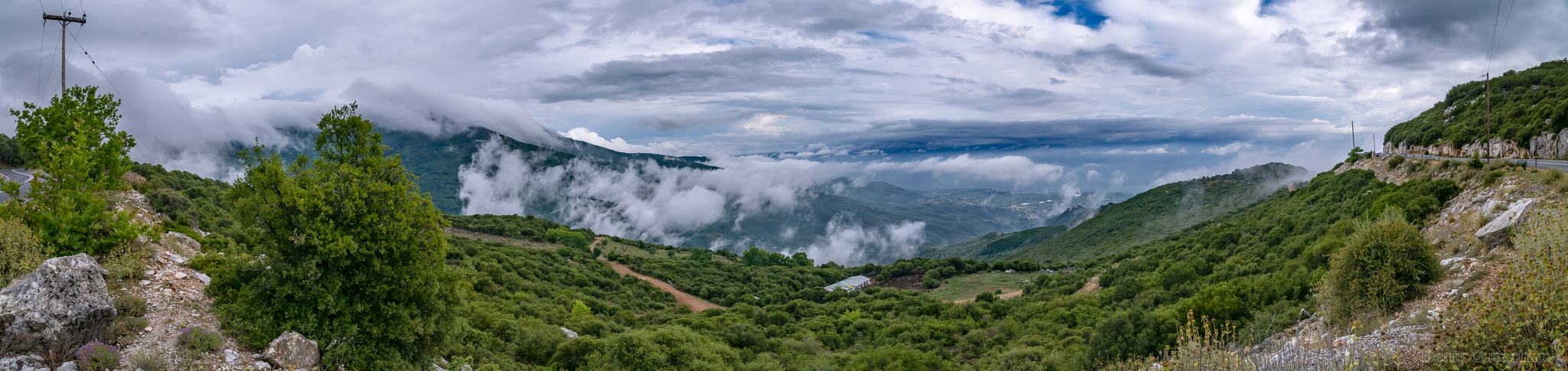 Where the clouds are born... Pelion. Greece - My, Greece, Height, Clouds, Forest, Longpost