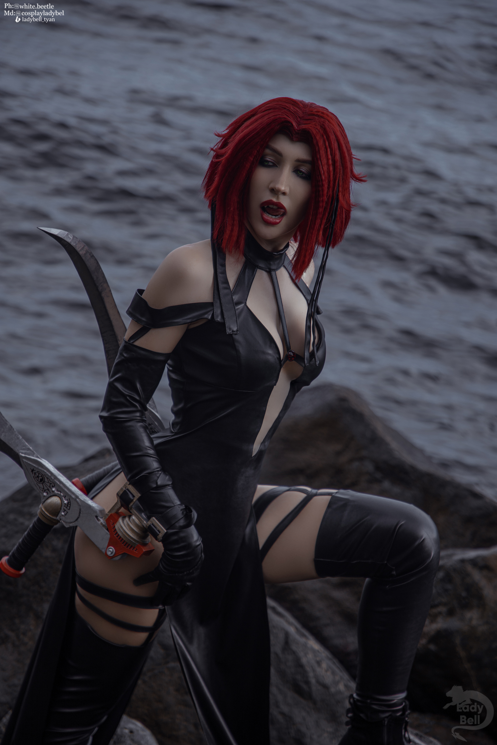 BloodRayne 2 by Ladybell - My, Cosplay, Cosplayers, Boosty, Fashion model, Bloodrayne, Bloodrayne 2, Vampires, Gothic, Dampier, Longpost