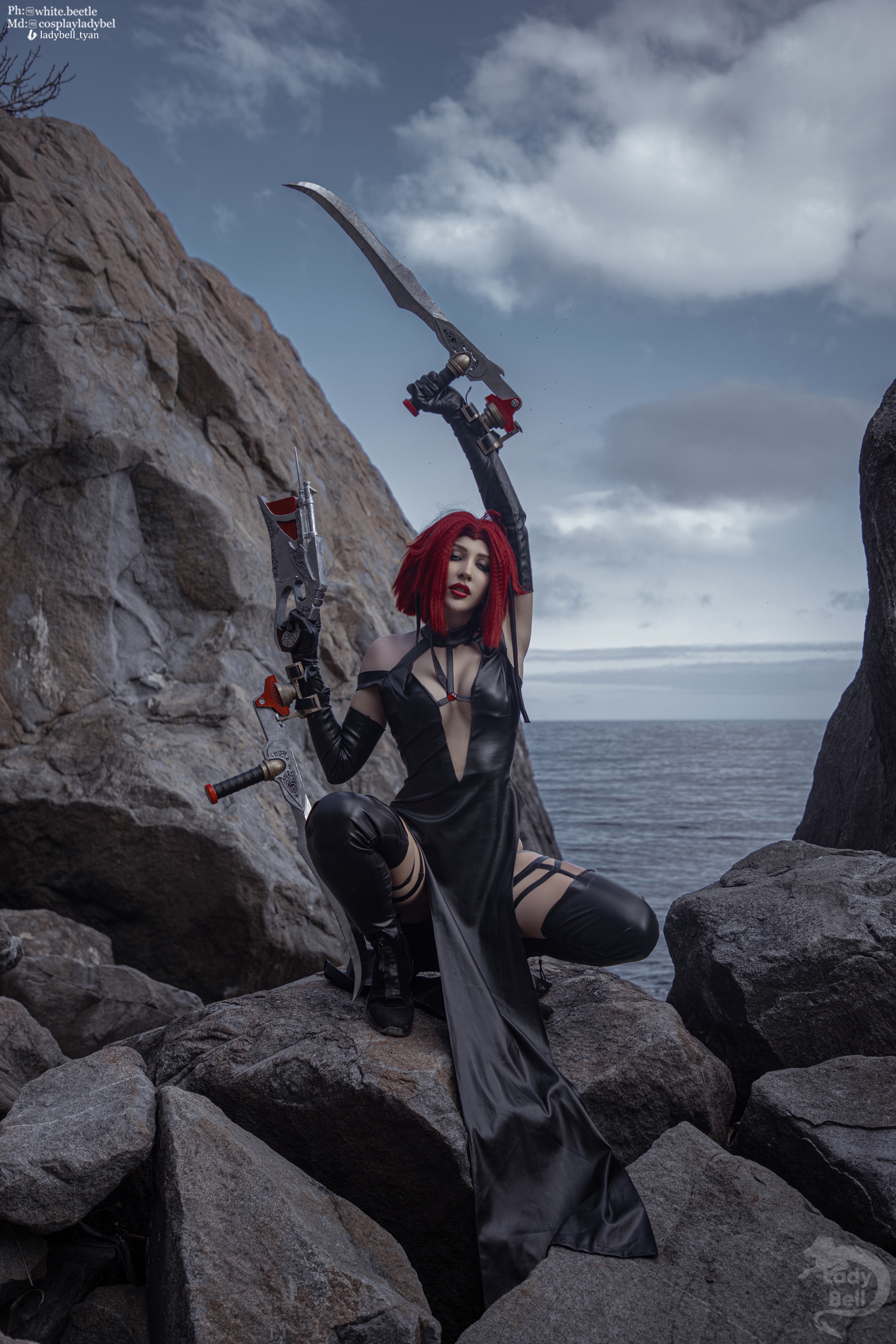 BloodRayne 2 by Ladybell - My, Cosplay, Cosplayers, Boosty, Fashion model, Bloodrayne, Bloodrayne 2, Vampires, Gothic, Dampier, Longpost