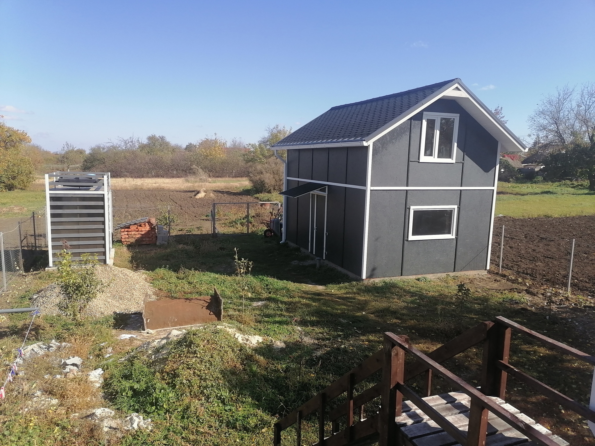 How I built the barn of my dreams - My, Building, With your own hands, Frame construction, Longpost