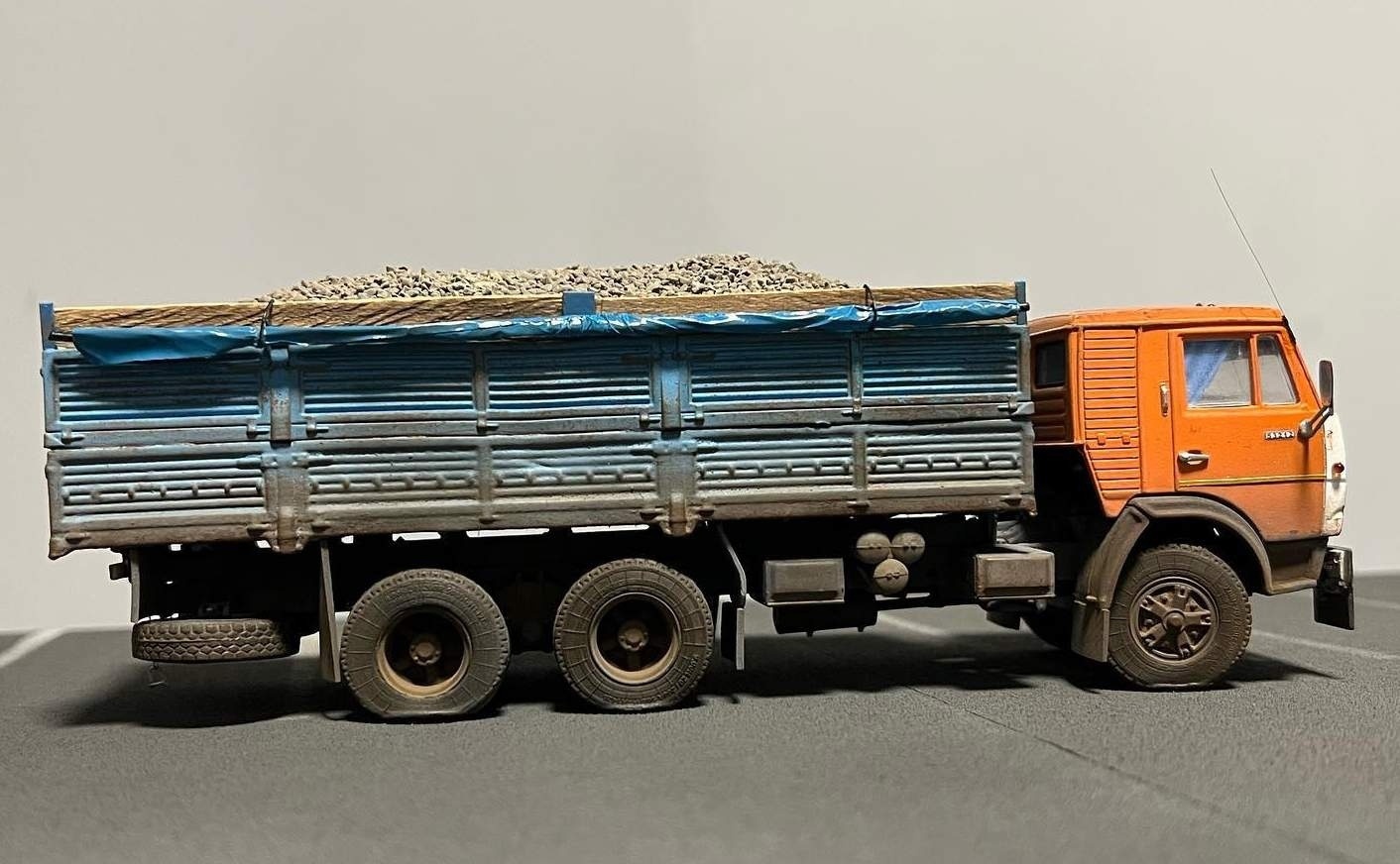 Souvenir Kamaziks in the tape 37 - Kamaz, Scale model, Stand modeling, Longpost, Hobby, Modeling, Collecting, Collection, Souvenirs