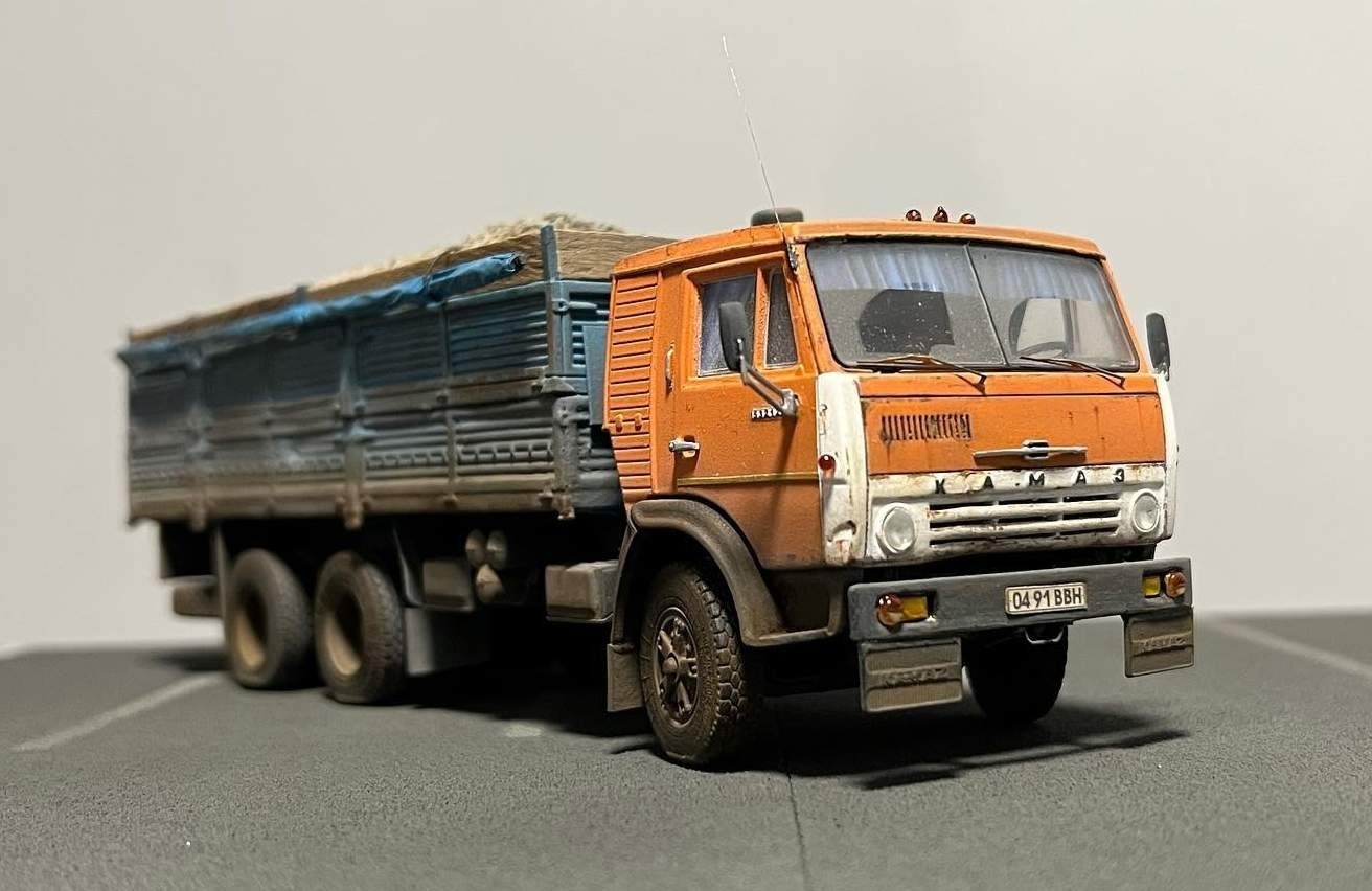 Souvenir Kamaziks in the tape 37 - Kamaz, Scale model, Stand modeling, Longpost, Hobby, Modeling, Collecting, Collection, Souvenirs