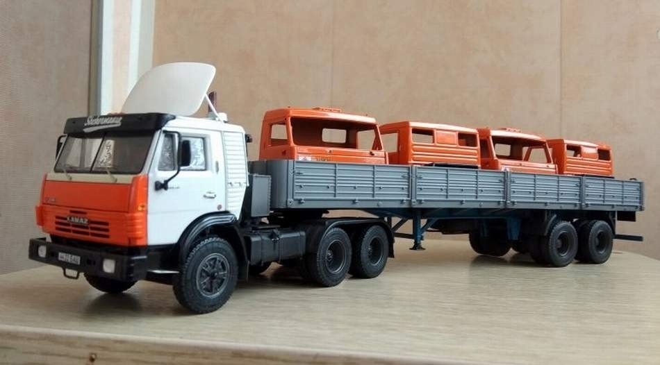 Souvenir Kamaziks in the tape 37 - Kamaz, Scale model, Stand modeling, Longpost, Hobby, Modeling, Collecting, Collection, Souvenirs