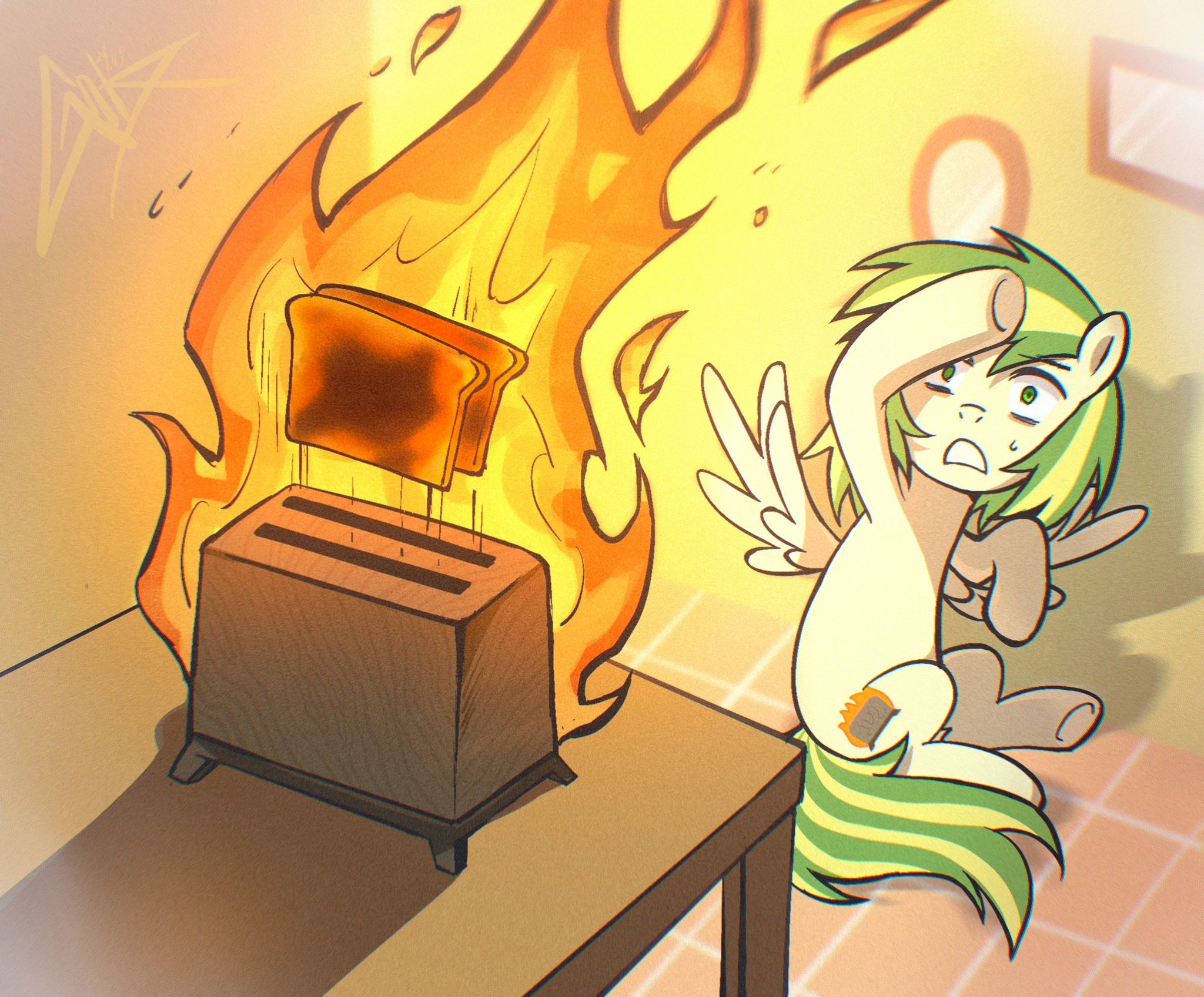 Горит - My Little Pony, Original Character, Woodentoaster