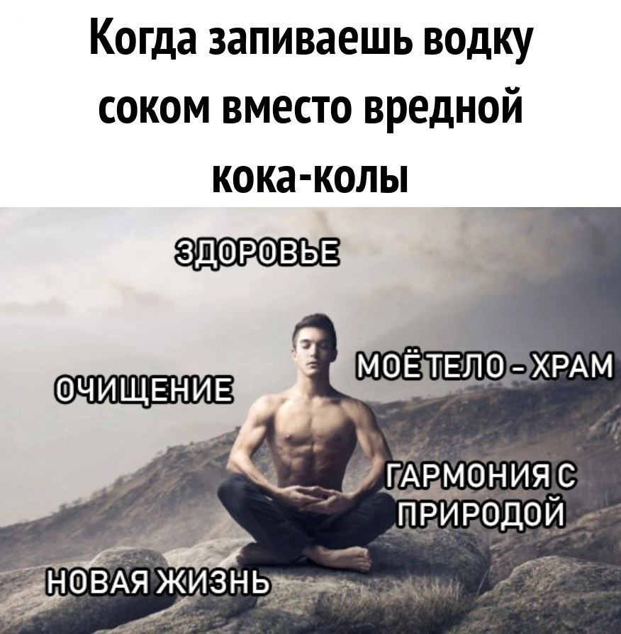 Healthy lifestyle - Picture with text, Humor, Vodka, Juice, Alcoyumor, Alcohol