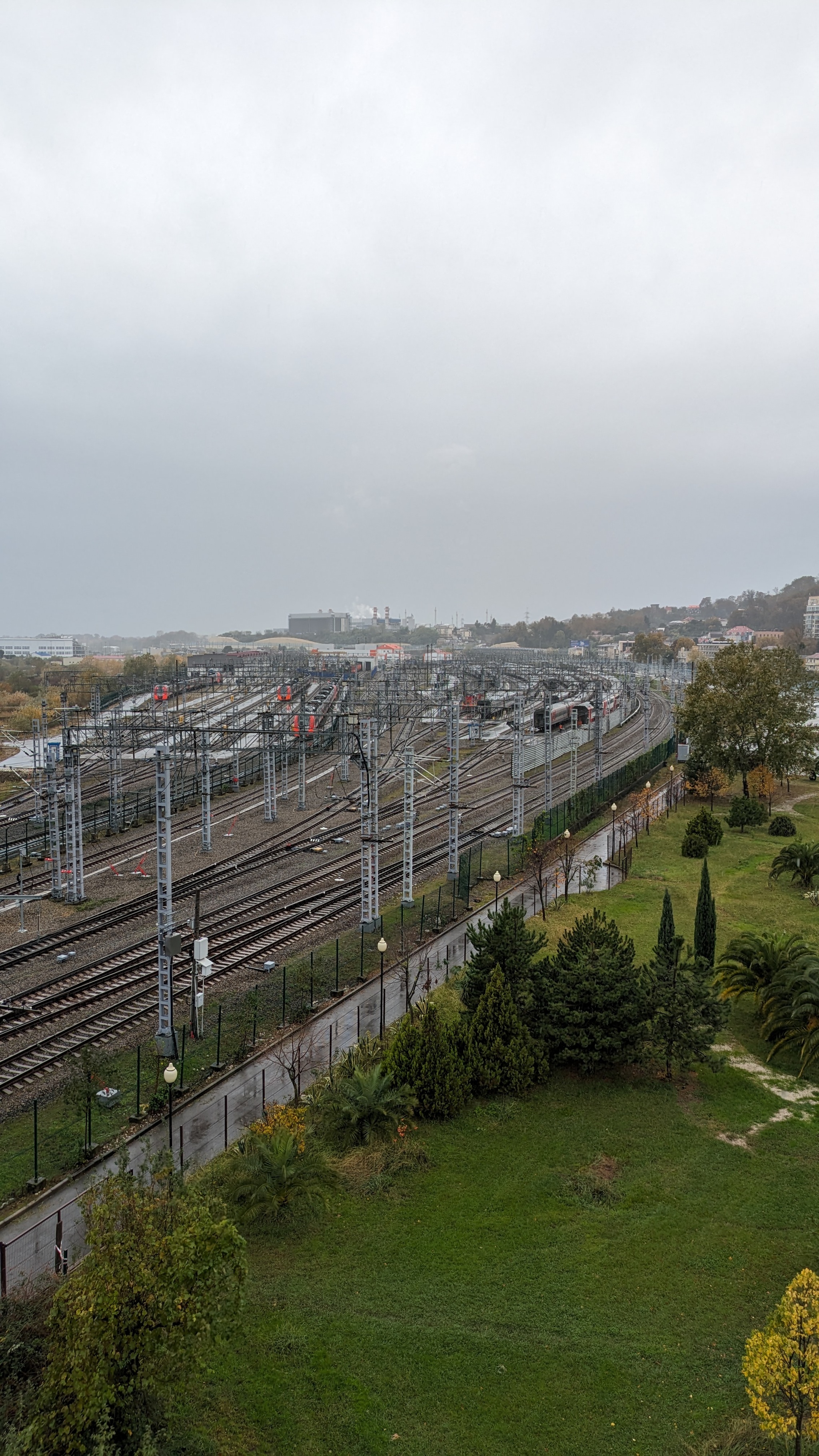 Sochi November 30, 2023 - My, The photo, Google pixel smartphone, Pixel, Google, Sochi, Temple, Russian Railways, Cities of Russia, The park, Amusement park, sights, Travel across Russia, Building, Longpost