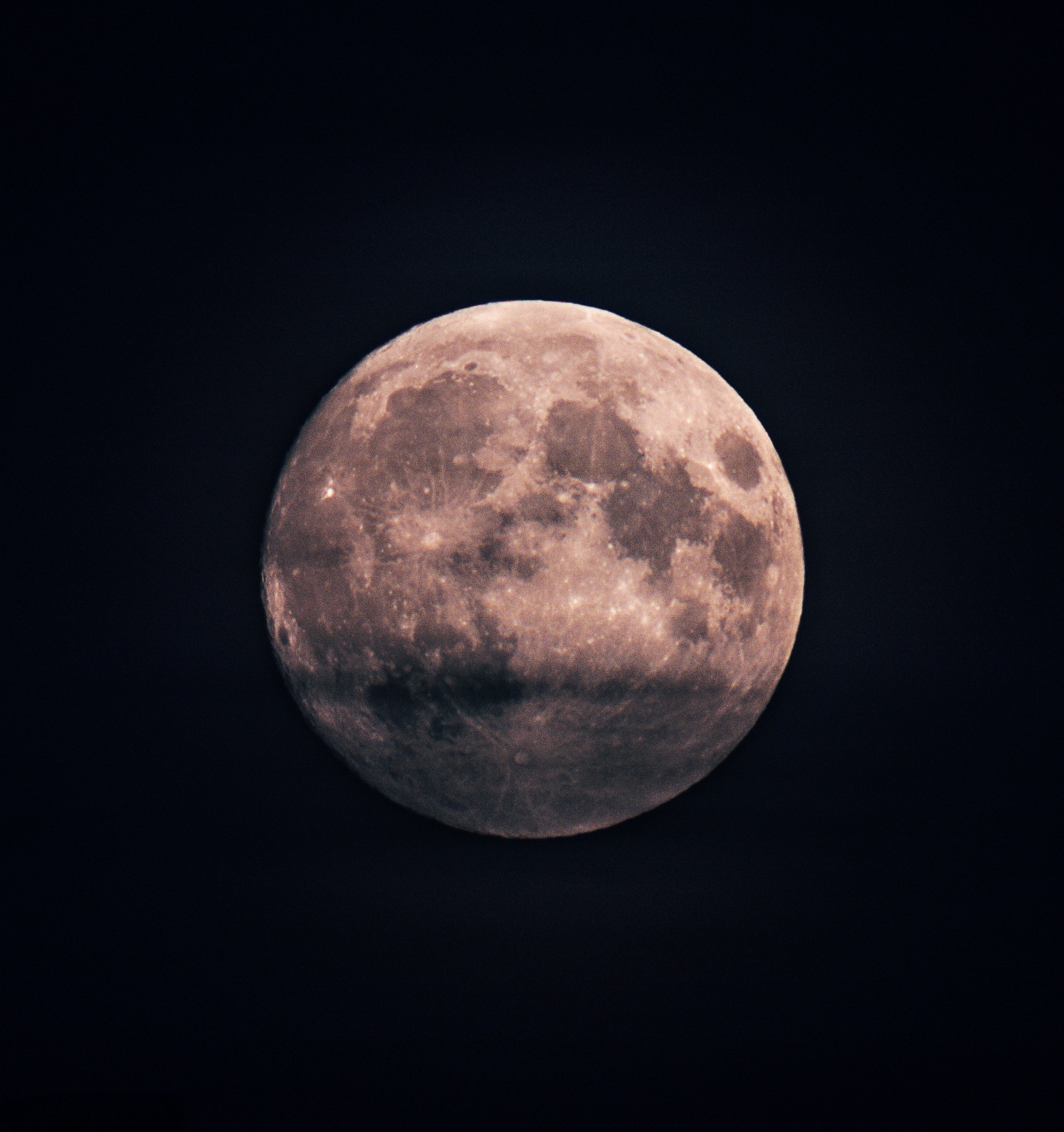 Full moon - My, Astrophoto, Full moon, The photo