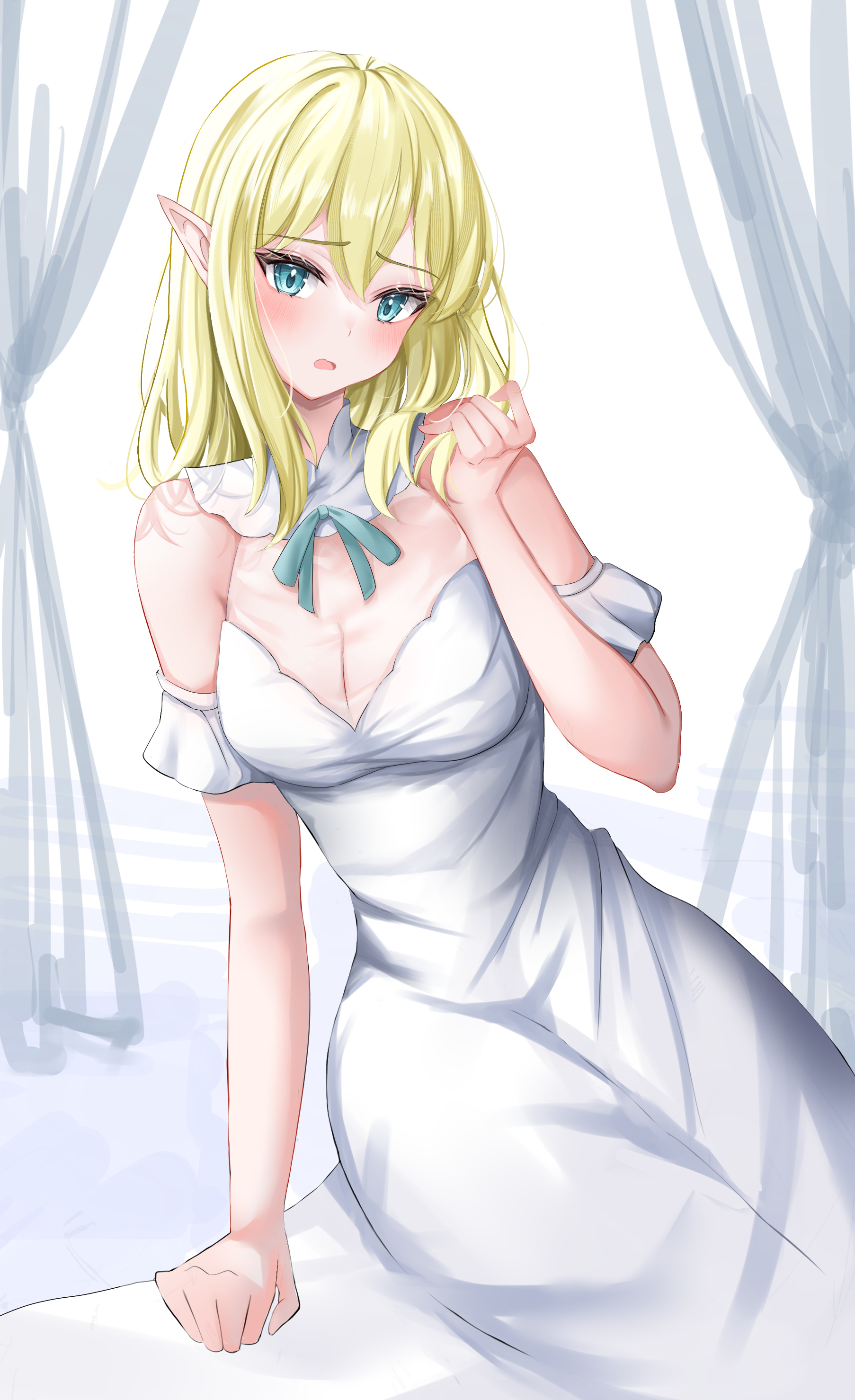 Ryu - Anime art, Pixiv, Anime, Elves, Ryu Lion, Danmachi, Longpost