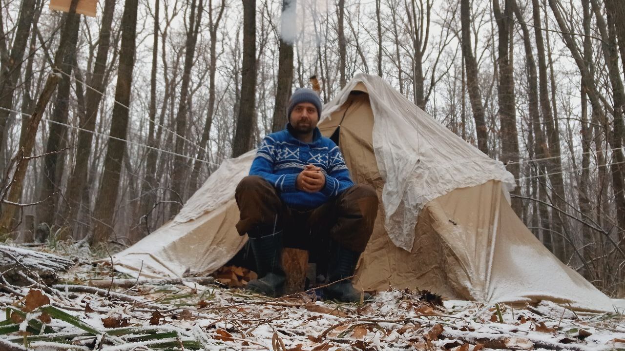 3 winter months in a tent with a stove. Preparing for the test! I continue preparing, the story of another day - My, Survival, Tourism, Travel across Russia, Travels, Hike, Туристы, Video, Longpost