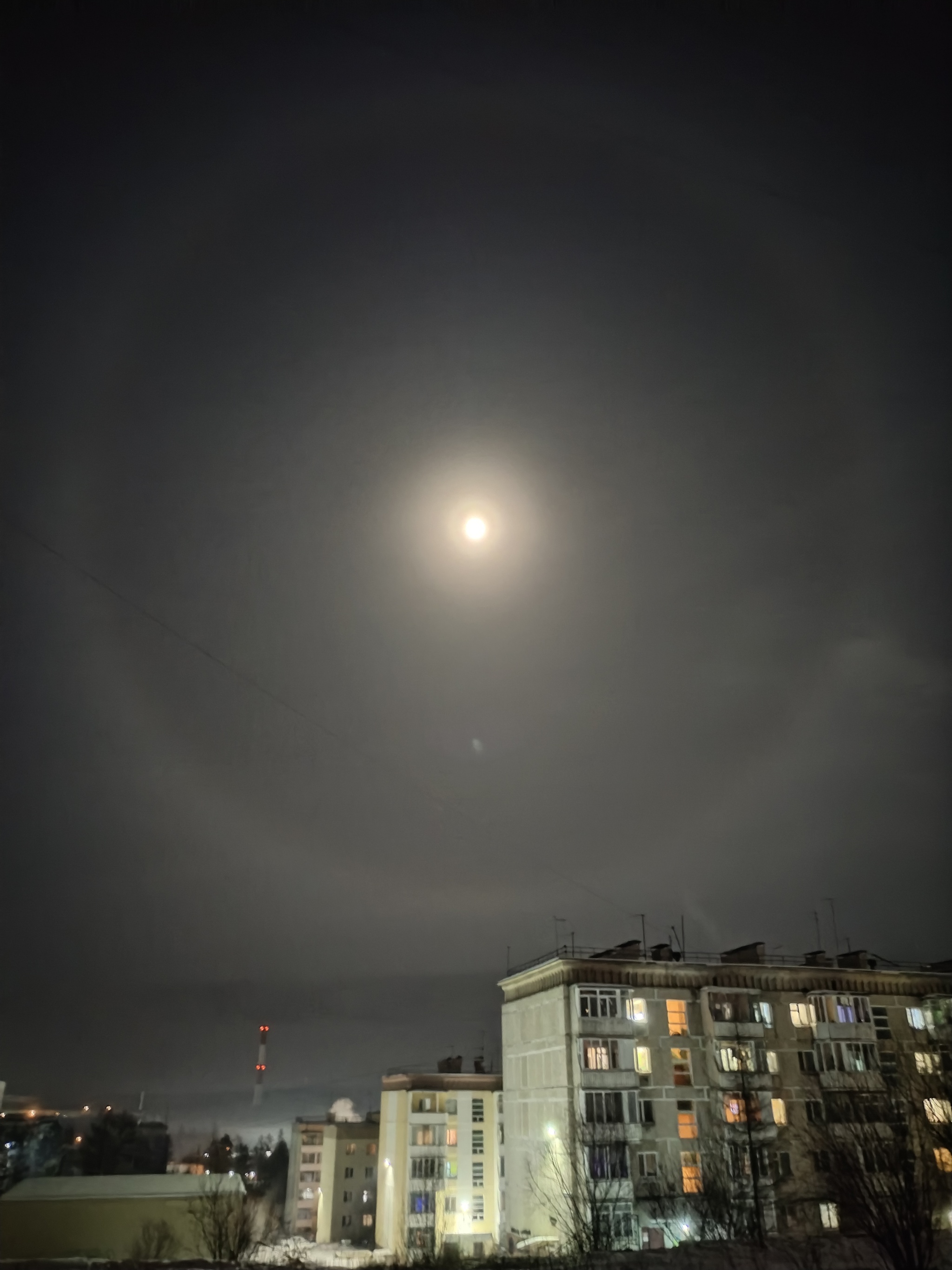 Moon halo - moon, Halo, Space