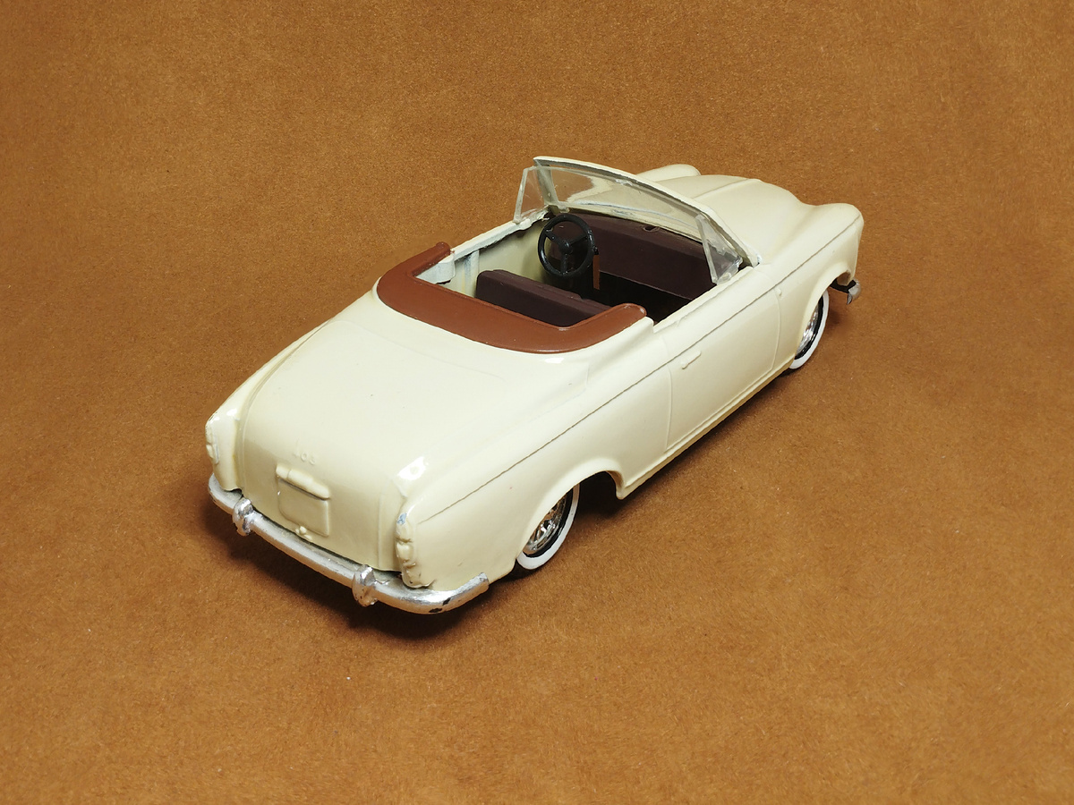 Peugeot 403 detective Columbo. Scale model with a spark based on the famous series - My, Collecting, Scale model, Modeling, Collection, Colombo, Foreign serials, Electrification, 3D печать, 3D modeling, 3D printer, Anycubic Photon, Peugeot, Serzhik Modelist, Stand modeling, Painting miniatures, 1:43, Painting, Peter Falk, Longpost