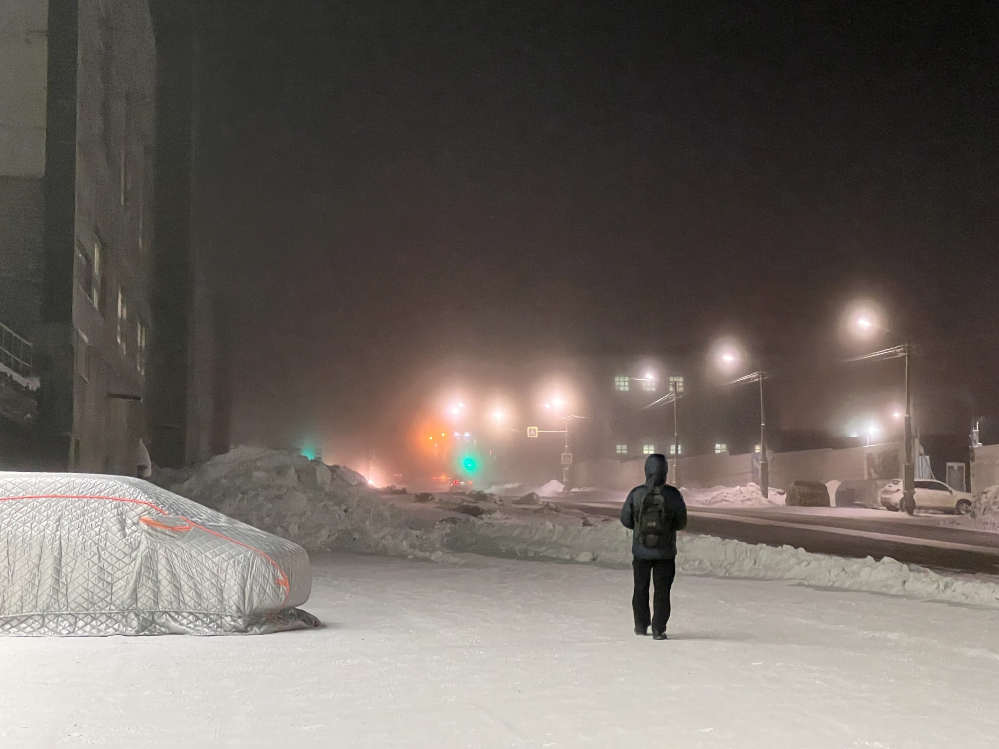 Winter has come - My, freezing, Winter, The photo, Norilsk