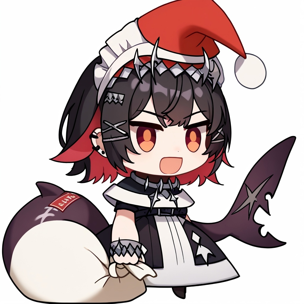 Padoru Padoru! - My, Anime, Neural network art, Нейронные сети, Vatican, Longpost, Luce, Ellen Joe (zzz), Zenless Zone Zero, screw, Chip and Dale, Padoru