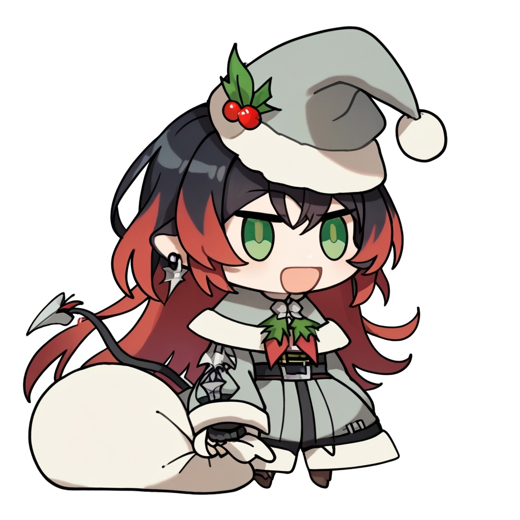 Padoru Padoru! - My, Anime, Neural network art, Нейронные сети, Vatican, Longpost, Luce, Ellen Joe (zzz), Zenless Zone Zero, screw, Chip and Dale, Padoru