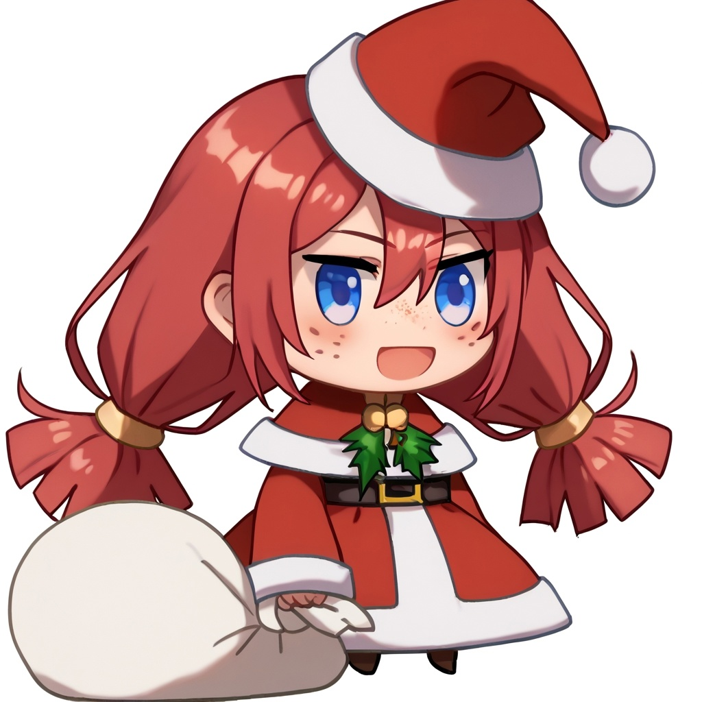 Padoru Padoru! - My, Anime, Neural network art, Нейронные сети, Vatican, Longpost, Luce, Ellen Joe (zzz), Zenless Zone Zero, screw, Chip and Dale, Padoru