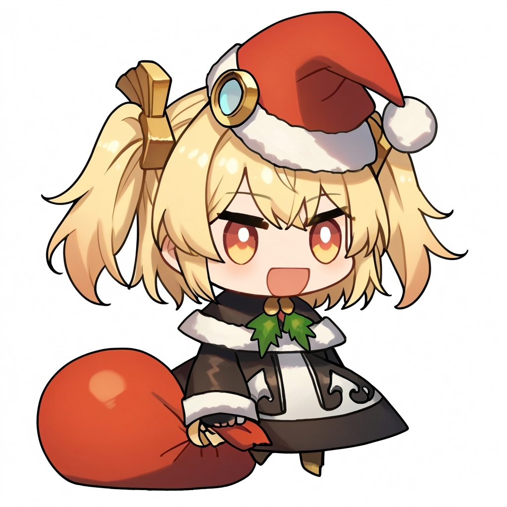 Padoru Padoru! - My, Anime, Neural network art, Нейронные сети, Vatican, Longpost, Luce, Ellen Joe (zzz), Zenless Zone Zero, screw, Chip and Dale, Padoru