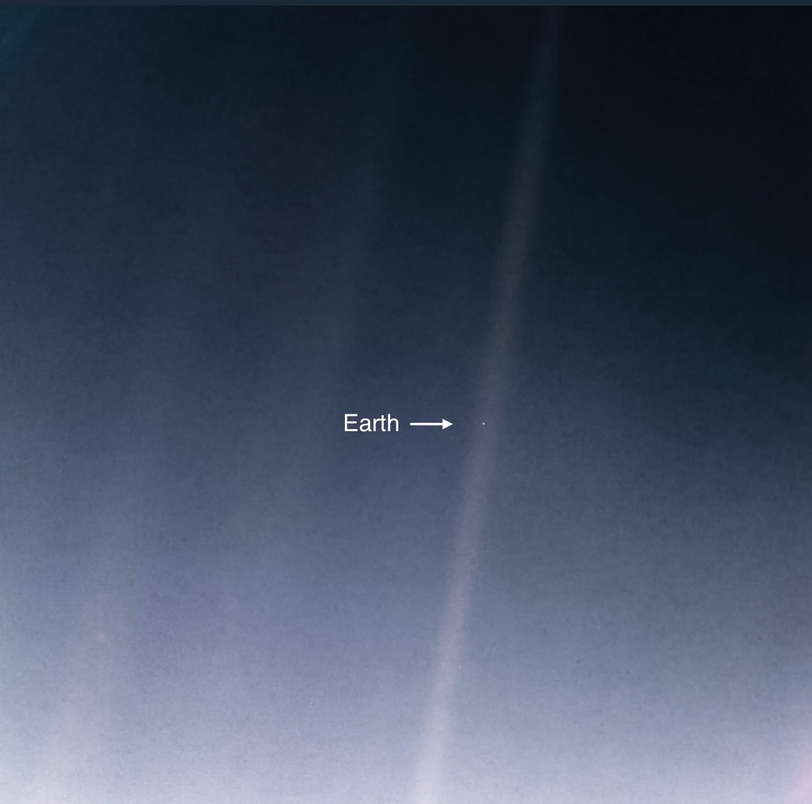 People! Humans! We are alone in this Universe... - Space, Land, Astrophoto, Voyager 1, Text, Vital, Peace, Pale blue dot