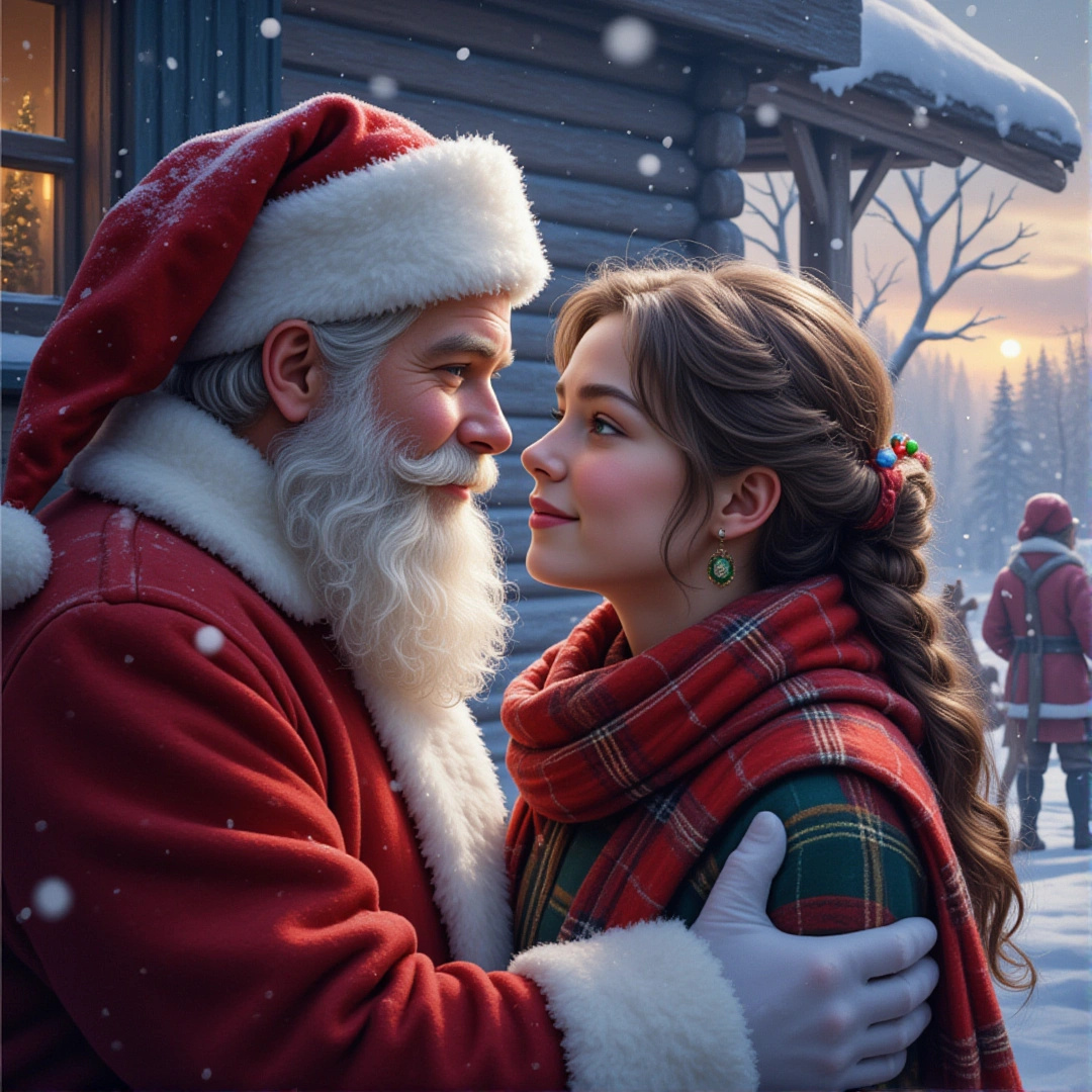 Does Santa Claus Have a Wife? Meet Mrs. Claus :) - My, Images, Neural network art, Concept Art, Artificial Intelligence, Santa Claus, Christmas, Traditions, Myths, Magic, New Years holidays, Legend, Longpost