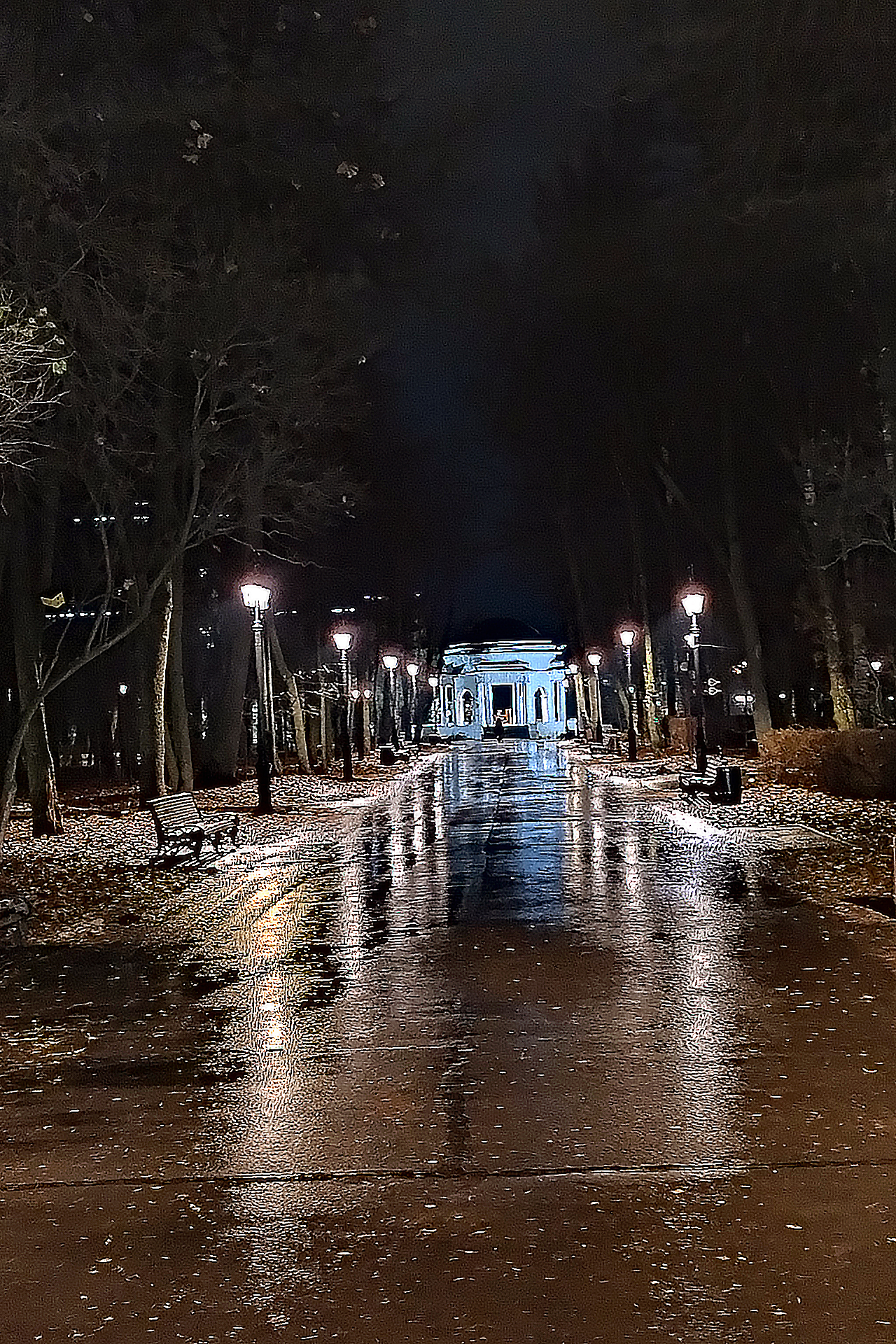 Вечерний парк - Моё, Мобильная фотография, Прогулка по городу, Вечер, Осень