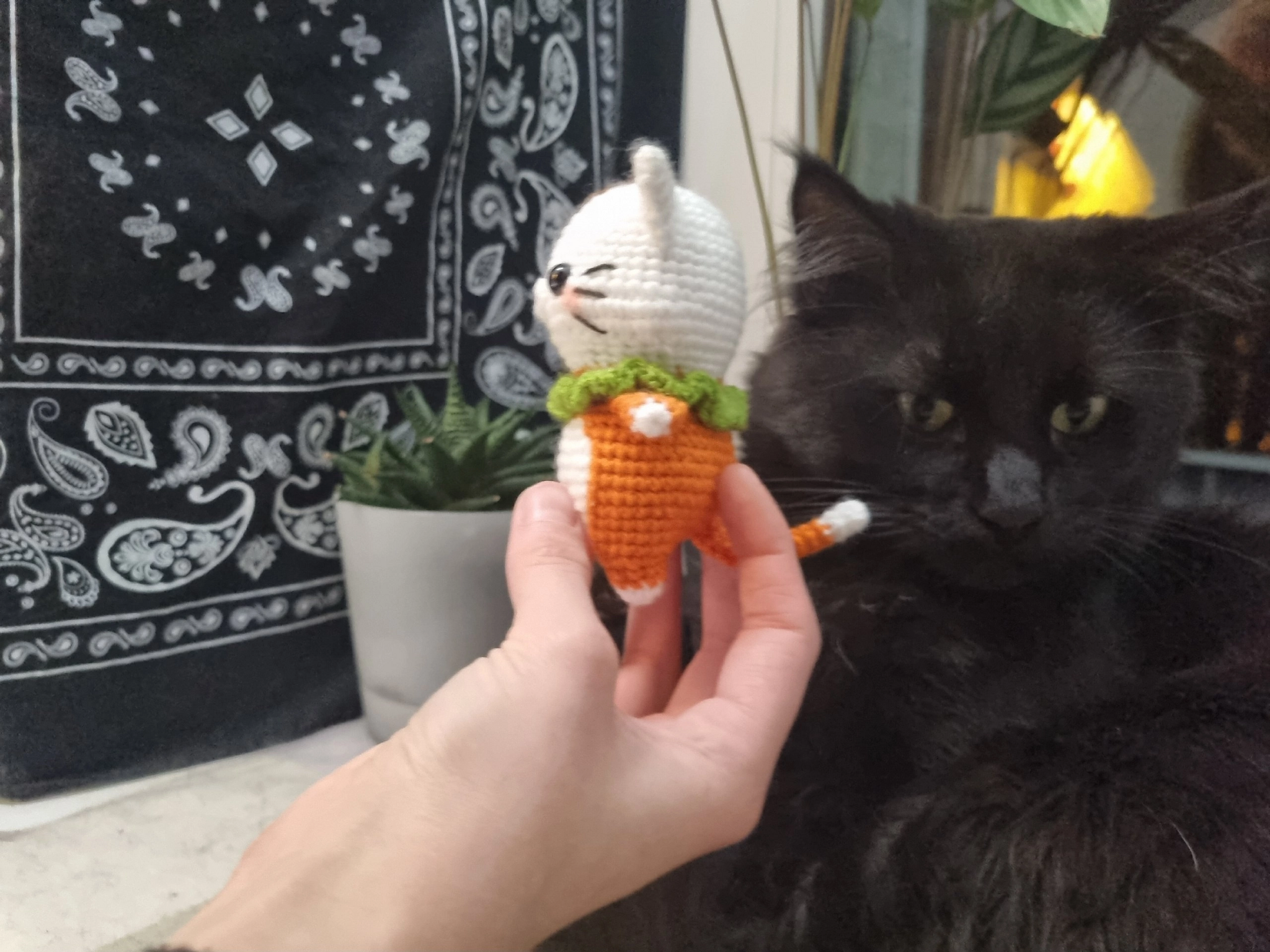 Kitties for a regular client - My, Knitting, Crochet, With your own hands, Needlework, Creation, Author's toy, Toys, Knitted toys, Presents, Order, Needlework without process, Keychain, cat, Yarn, Longpost, Amigurumi