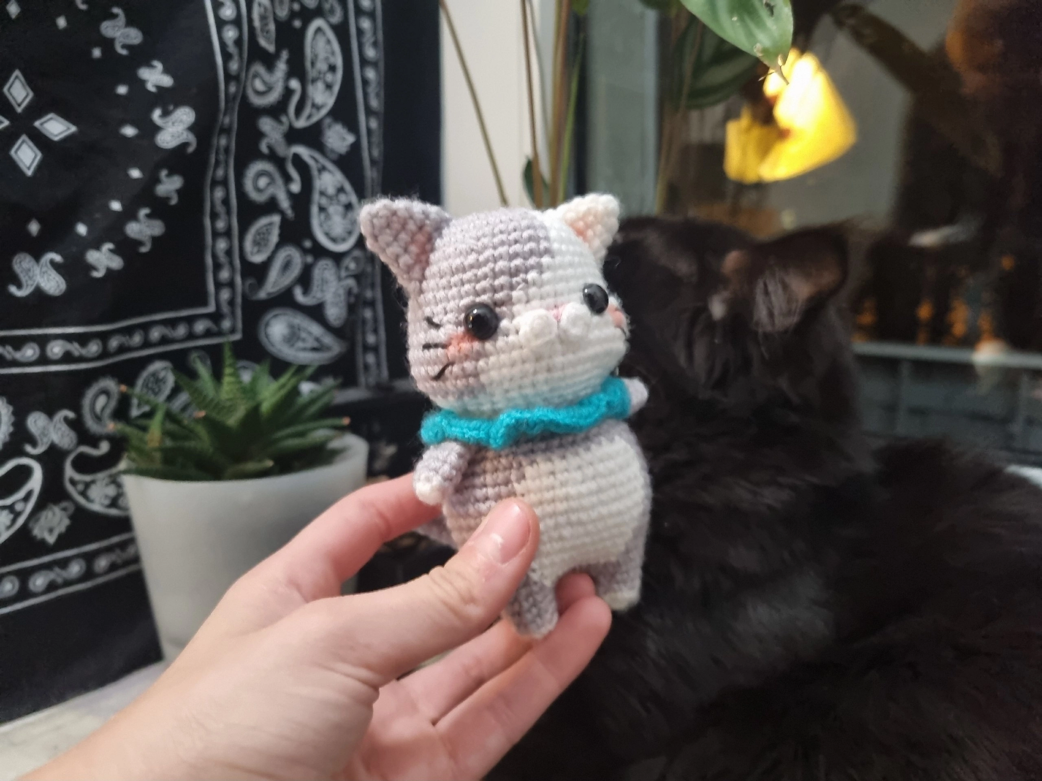 Kitties for a regular client - My, Knitting, Crochet, With your own hands, Needlework, Creation, Author's toy, Toys, Knitted toys, Presents, Order, Needlework without process, Keychain, cat, Yarn, Longpost, Amigurumi