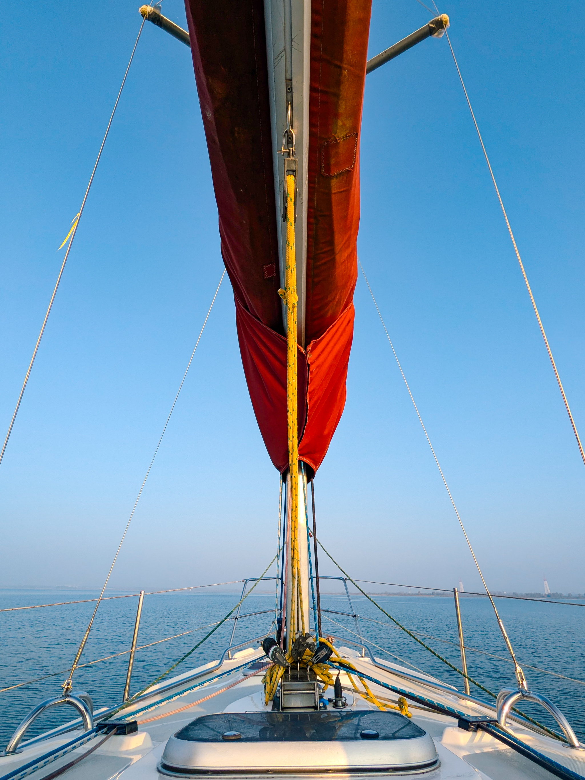 Mood of Water. Part 1. Serenity - My, The photo, Positive, Kaliningrad, Water, Yacht, Mood, City walk, Weather, Longpost