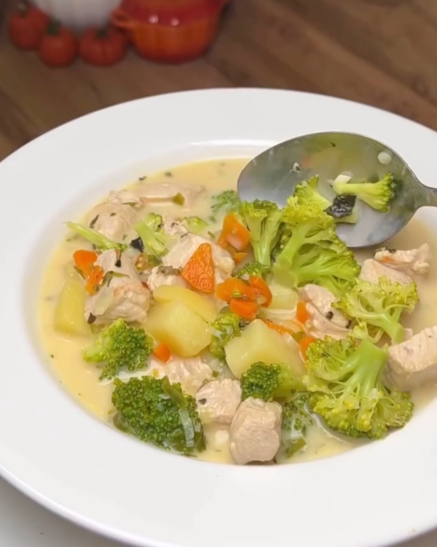 Cheese soup with chicken and broccoli - Cooking, Recipe, Serving dishes, Ingredients, Soup, Longpost