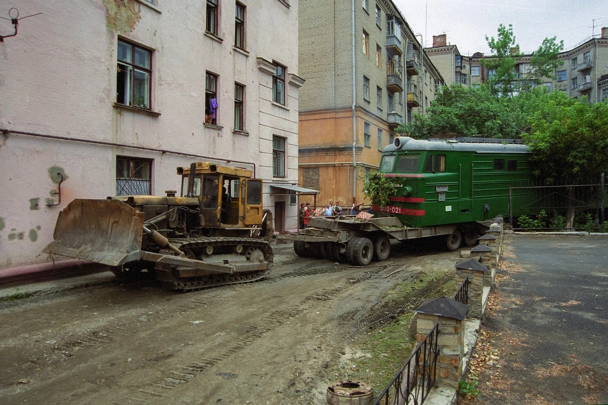 Harsh Chelyabinsk tram - Railway, Electric locomotive, A train, Chelyabinsk