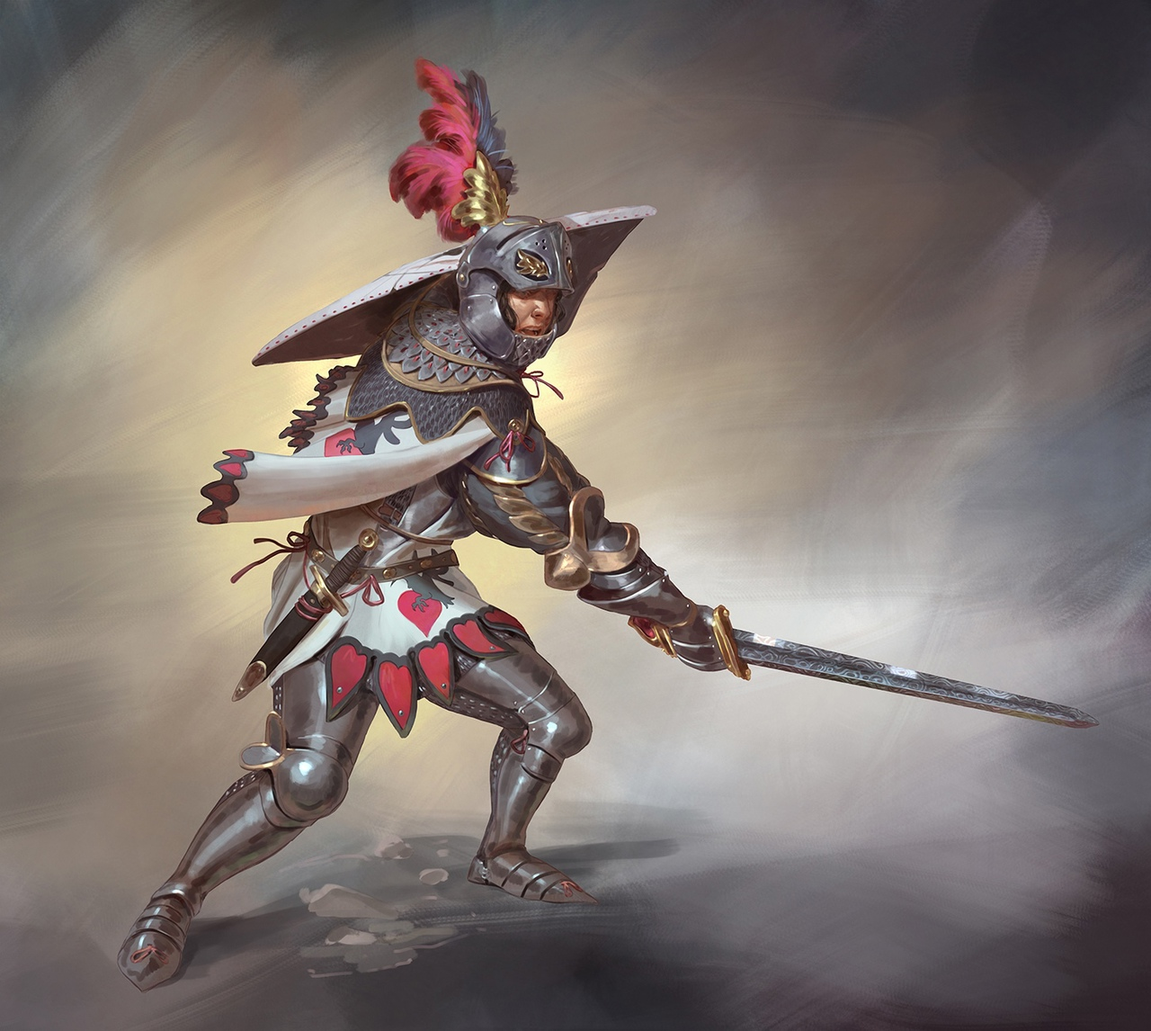 Several fantasy warriors in armor by artist Prosper Tipaldi - Fantasy, Art, Artist, Warrior, beauty, Knights, Longpost