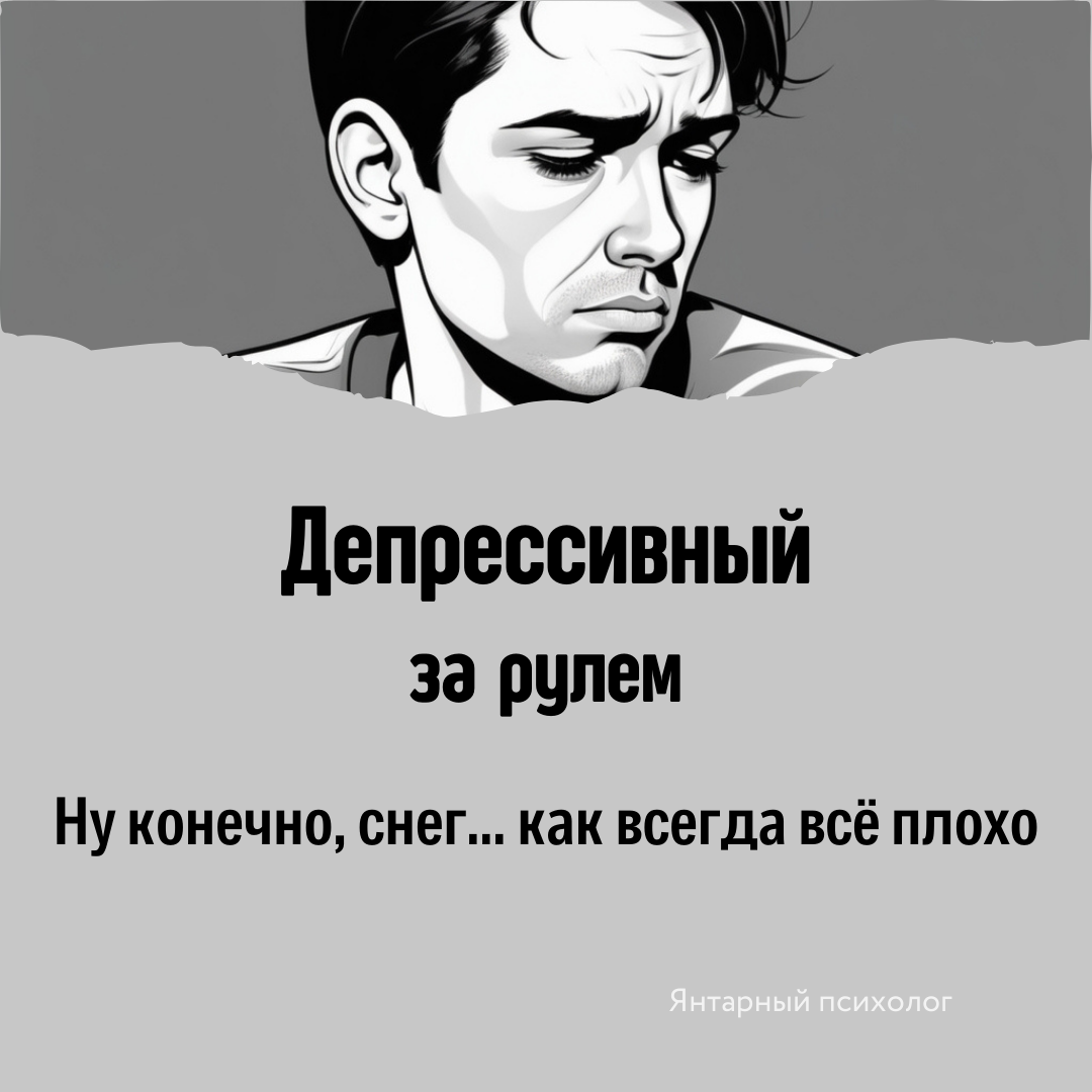 Типы личностей и вождение в снегопад - Картинка с текстом, Мемы, Юмор, Длиннопост, За рулем, Типы людей, Подборка