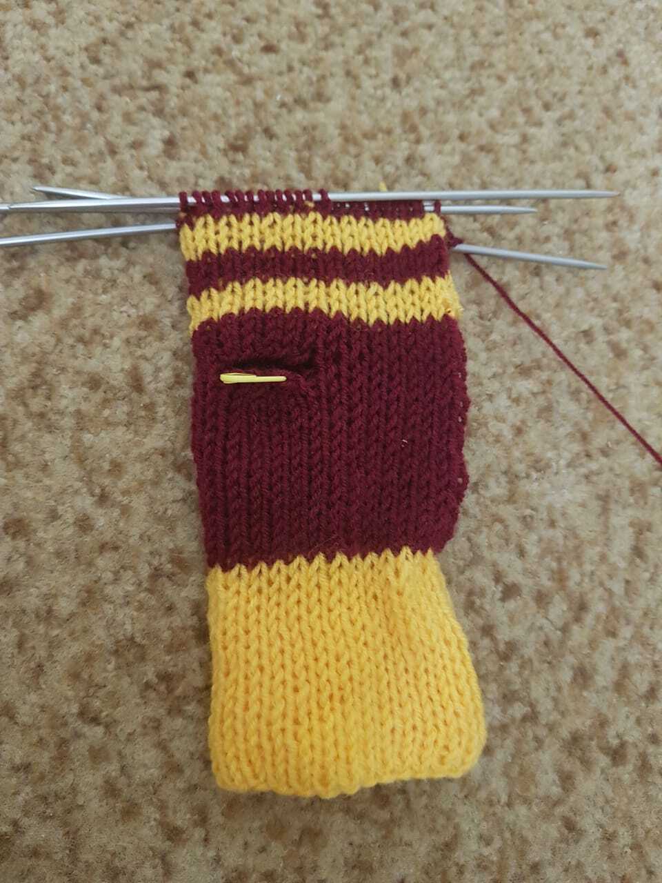 For Harry Potter fans - My, Harry Potter, Handmade, Knitting, Winter, Scarf, Gloves, Cap, Knitting, With your own hands, Cloth, Longpost