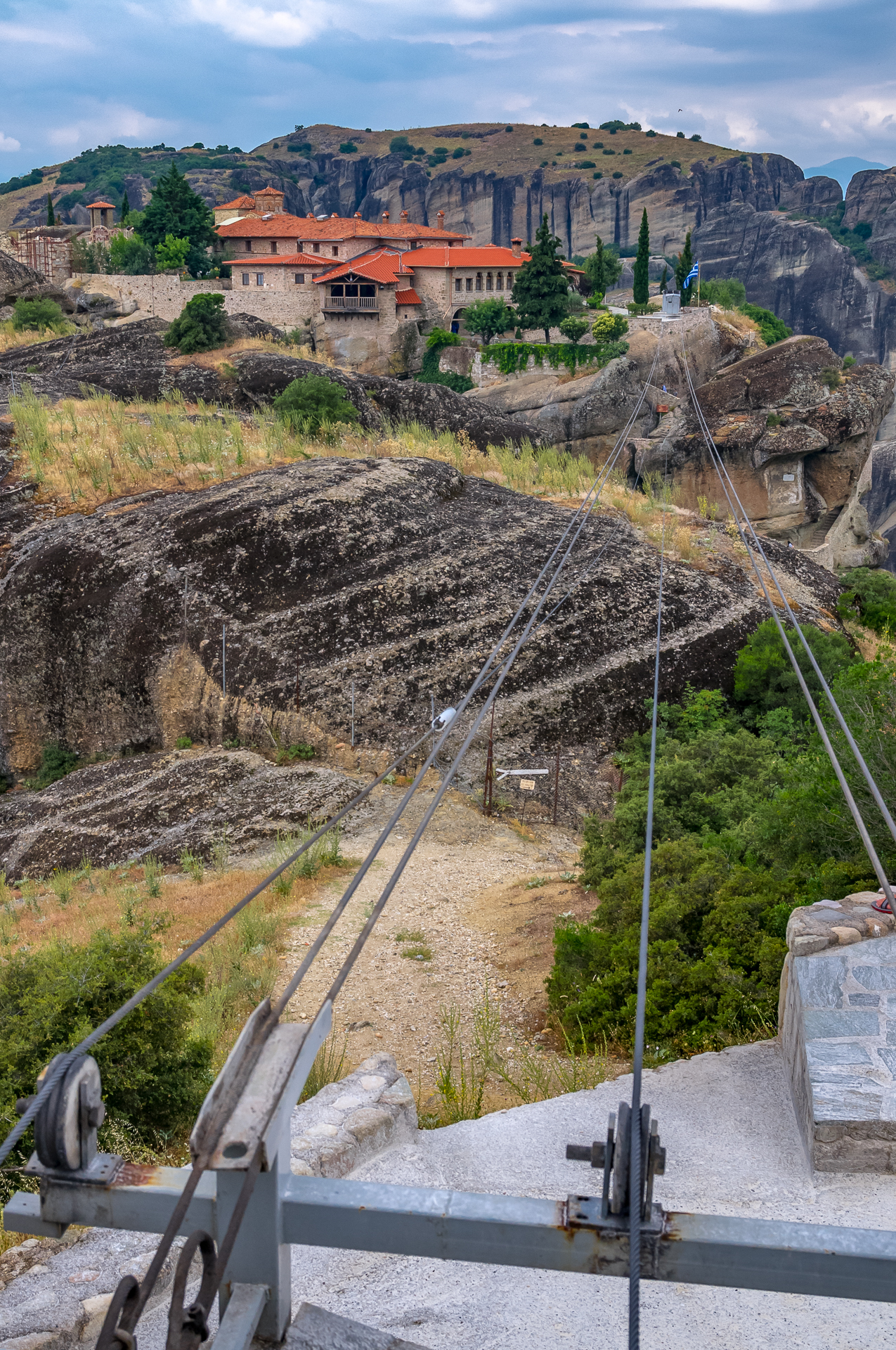 Monastery of Agia Triados (Holy Trinity). Meteora. Greece - My, Greece, Meteora Monastery, Panoramic shooting, Longpost