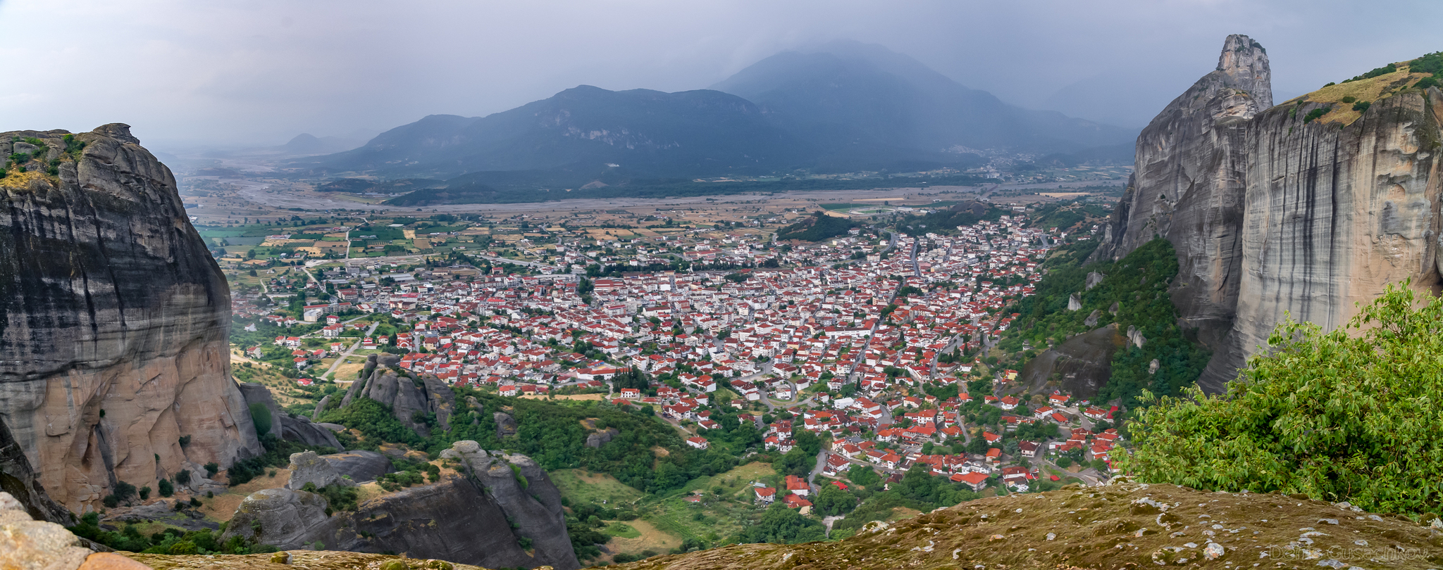 Monastery of Agia Triados (Holy Trinity). Meteora. Greece - My, Greece, Meteora Monastery, Panoramic shooting, Longpost