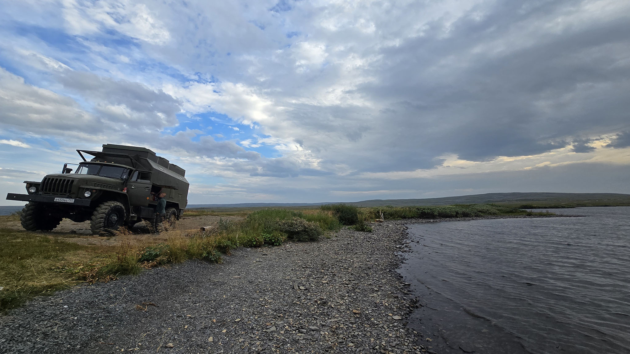 Travel to the Urals to the Rybachy Peninsula (Part 4) - My, Travel across Russia, Truck, Ural 4320, Road trip, Rybachy Peninsula, Video, Vertical video, Longpost